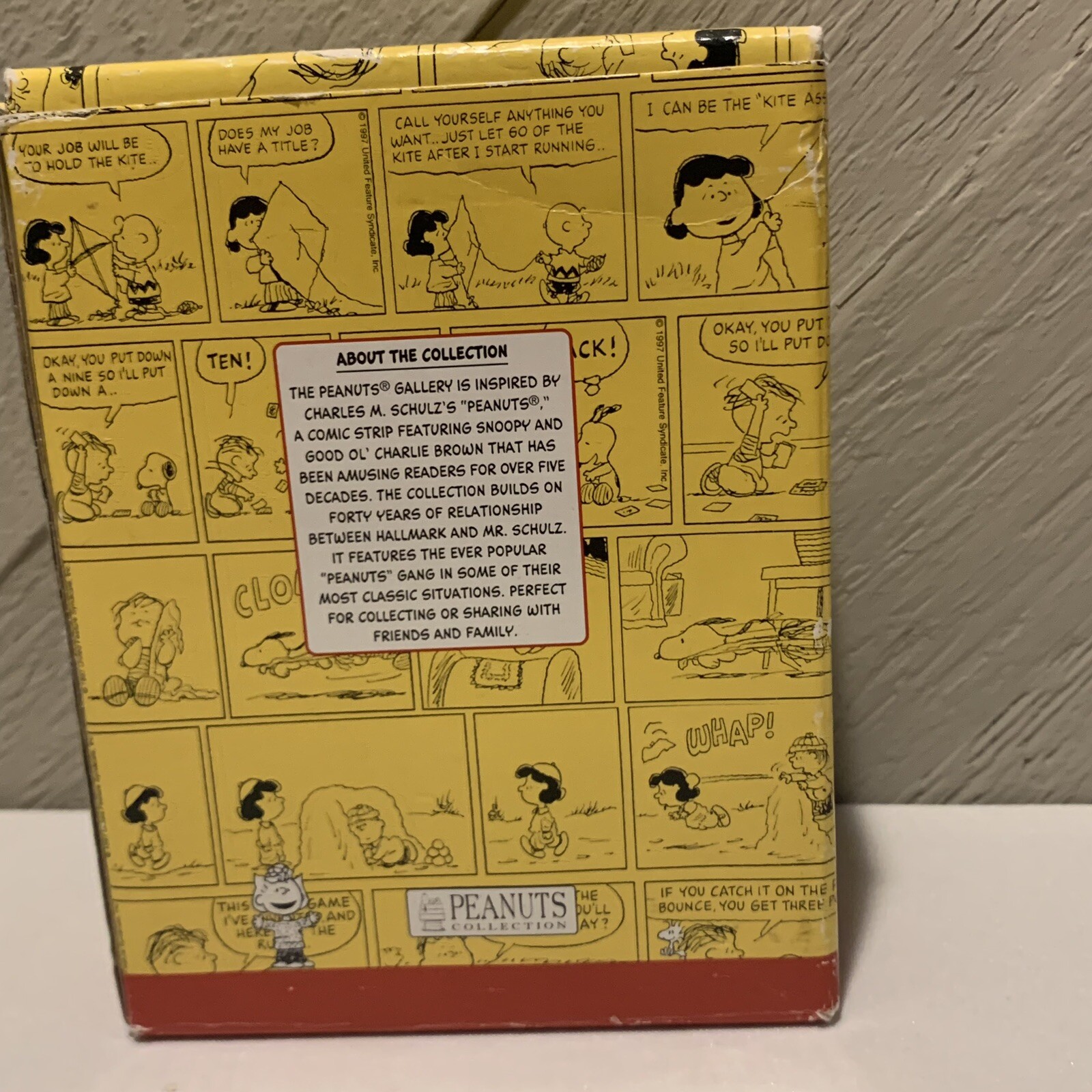 Hallmark Peanuts Gallery Figurine MOOD BOOTH, Missing Mood Signs
