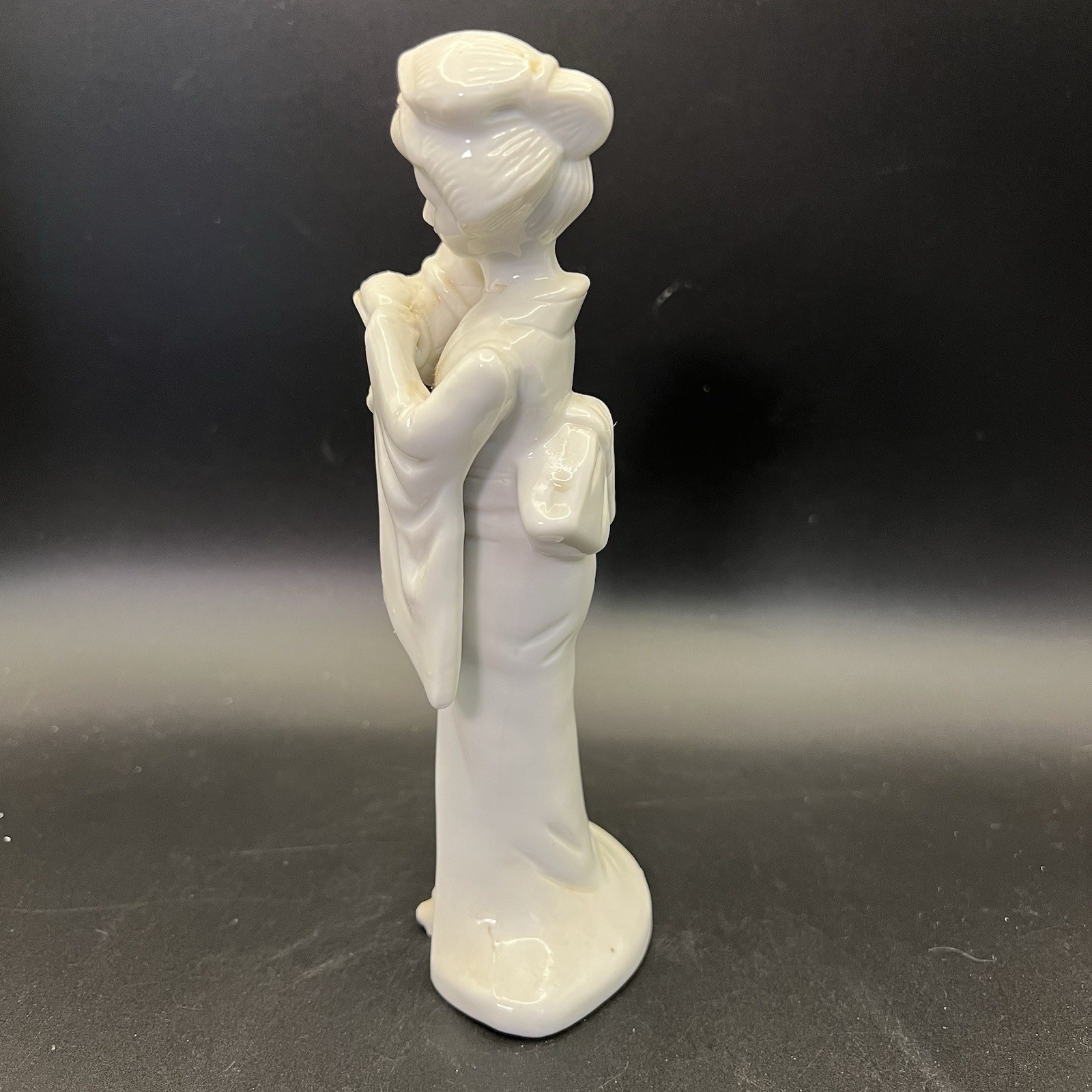 Vintage Homco Japanese Geisha Girl Playing Drum Porcelain Figurine