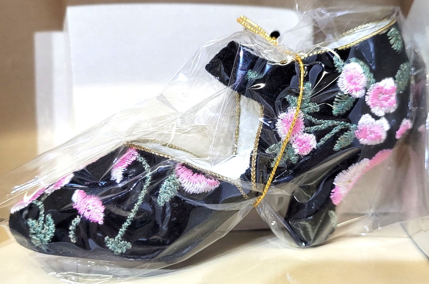 Popular Imports Dance Shoe Miniature Putting on the Ritz Black 4.5in, Box