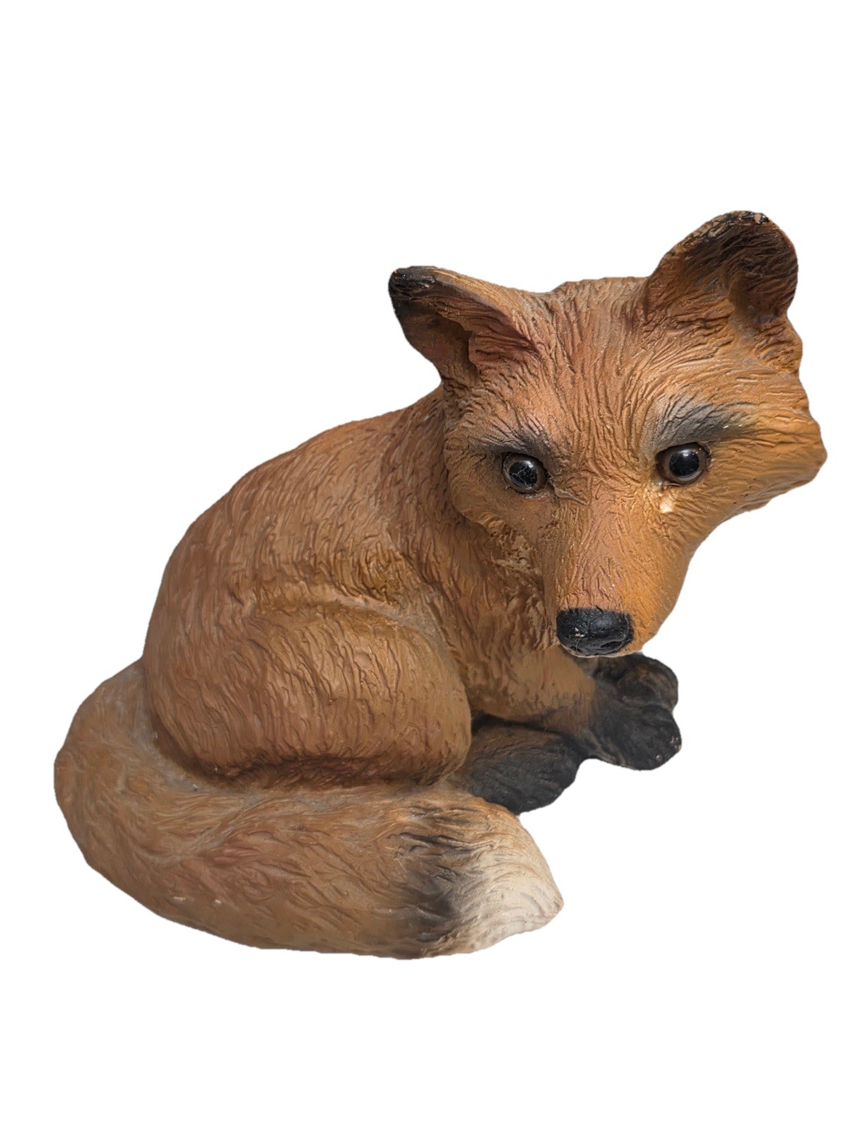 Vintage Universal Statuary Corp Realistic Fox Figurine #283 USA Made