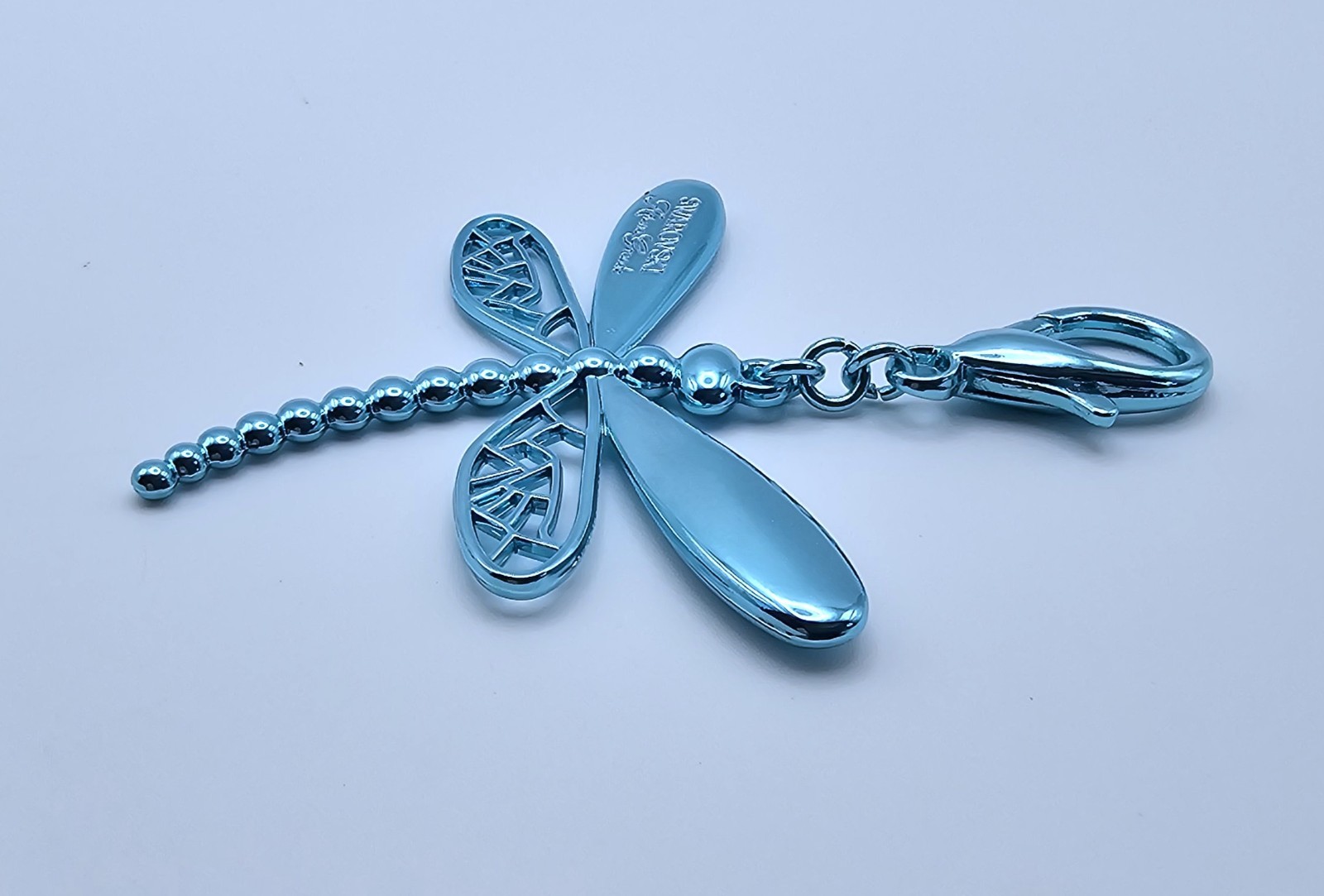 🦋 Swarovski Crystal 2026 Ariana Grande, Blue Metal Dragonfly Figurine Charm NIB
