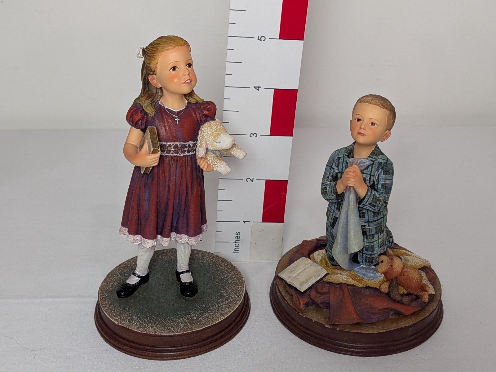 Mama Says.. “Pray” “God Has a Plan for You”Kathy A Fincher Demdaco Figurine Lot