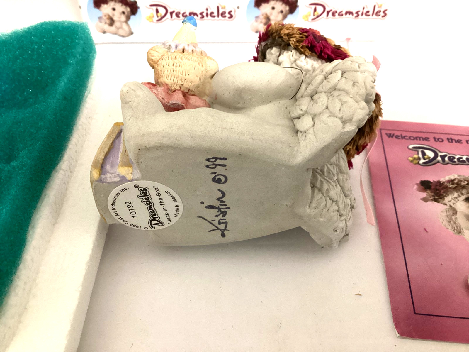 NOS DREAMSICLES JACK IN THE BOX by CAST ART ORIGINAL BOX SIGNED KRISTIN 0’99