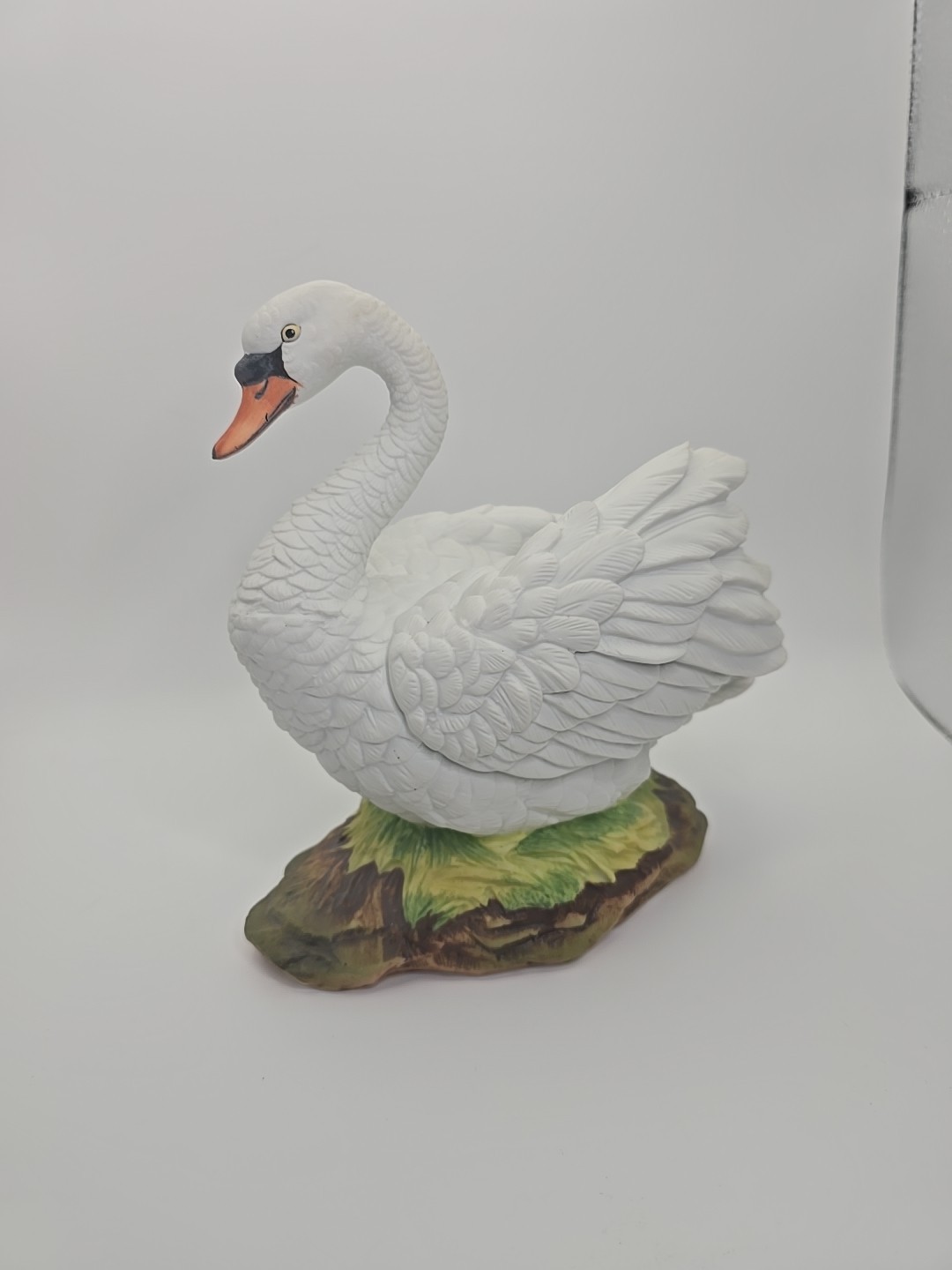 MUTE SWAN Figurine Andrea by Sadek 6 3/4″ Tall #9617 Cottagecore Farmhouse Cute