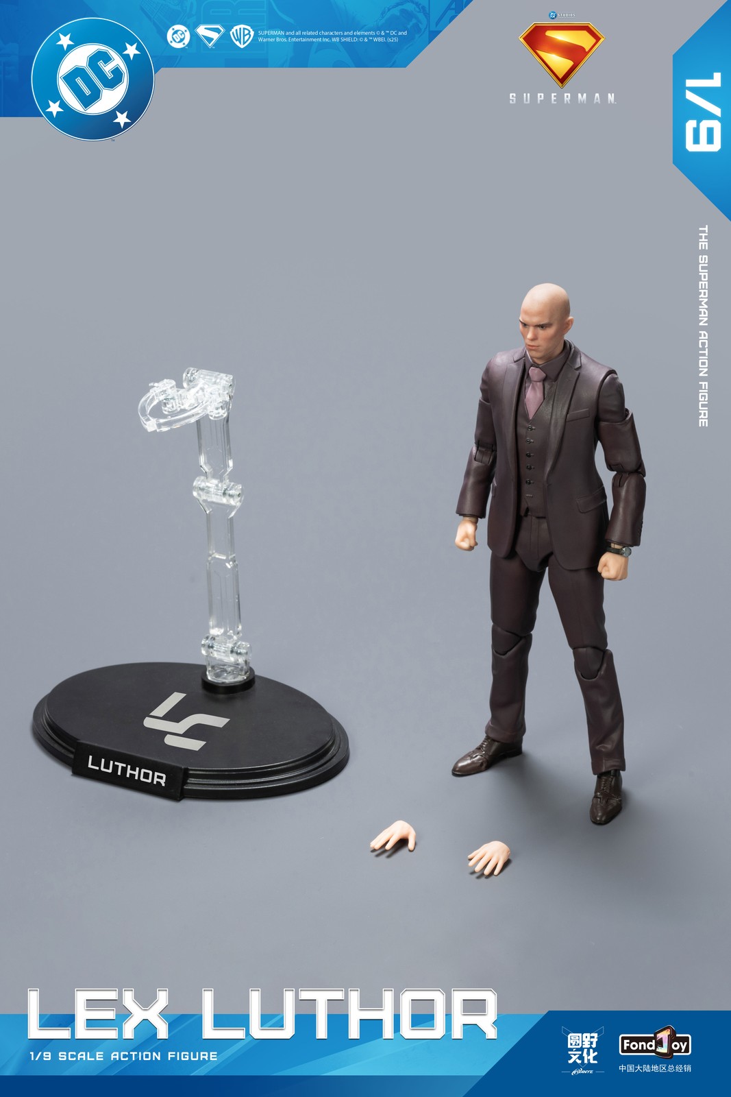 FondJoy DC Movie Series The Superman 2025 Lex Luthor 1/9 Scale Action Figure