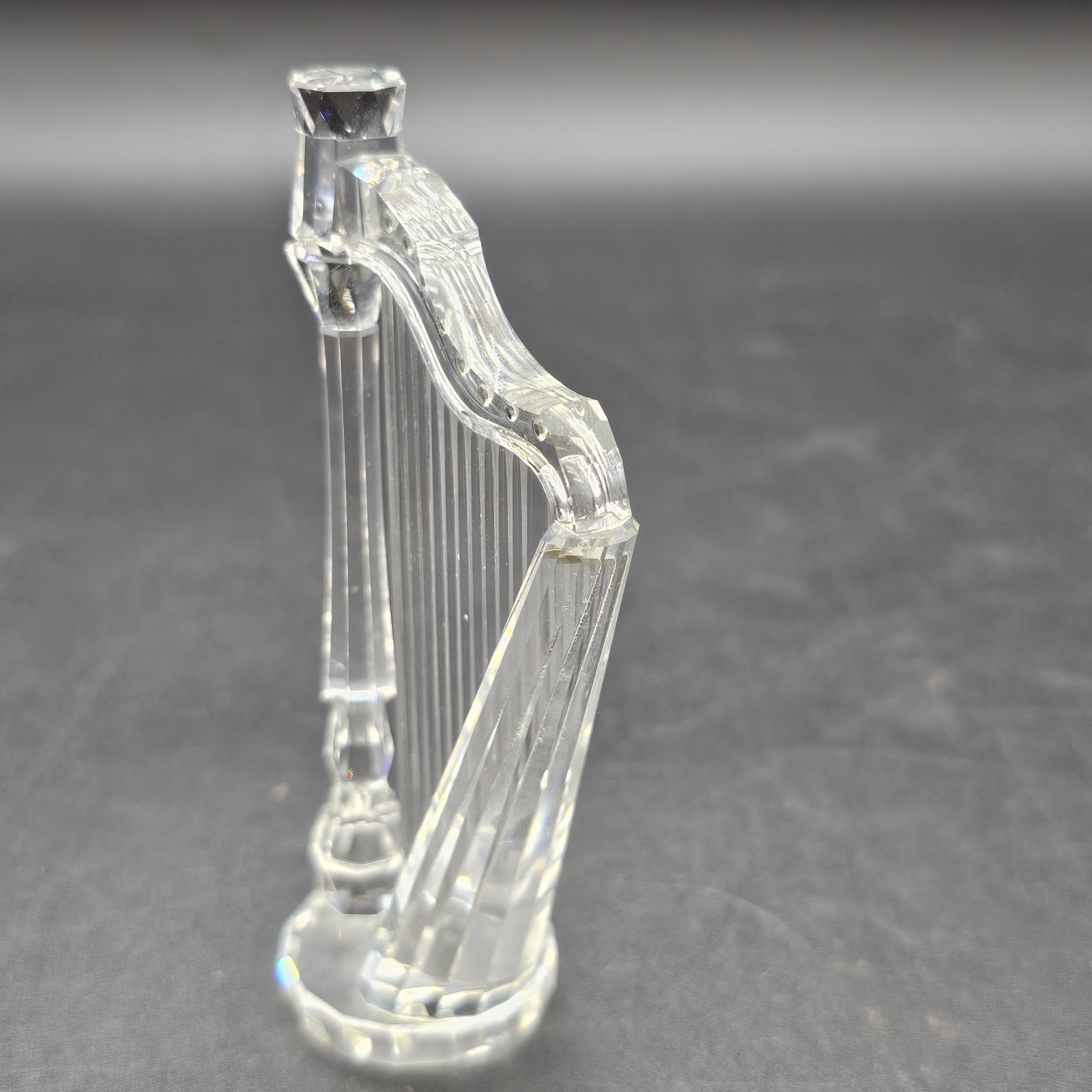 Swarovski Crystal Harp Figurine 169245 Musical Instrument Retired Unboxed 4″