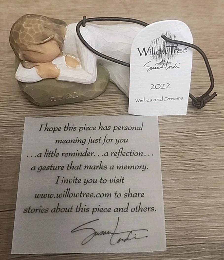 Willow Tree WISHES AND DREAMS ORNAMENT Figurine 2022 SUSAN LORDI NIB