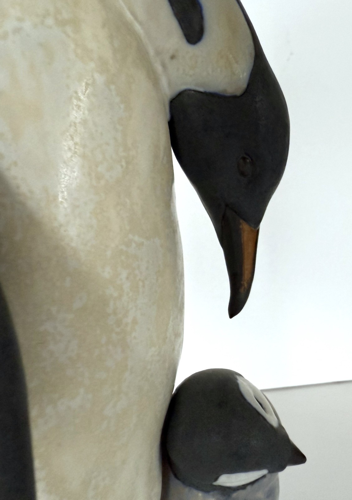 Large Lladro Figurine “Penguin Love” Gres Finish #2519 Retired With Box