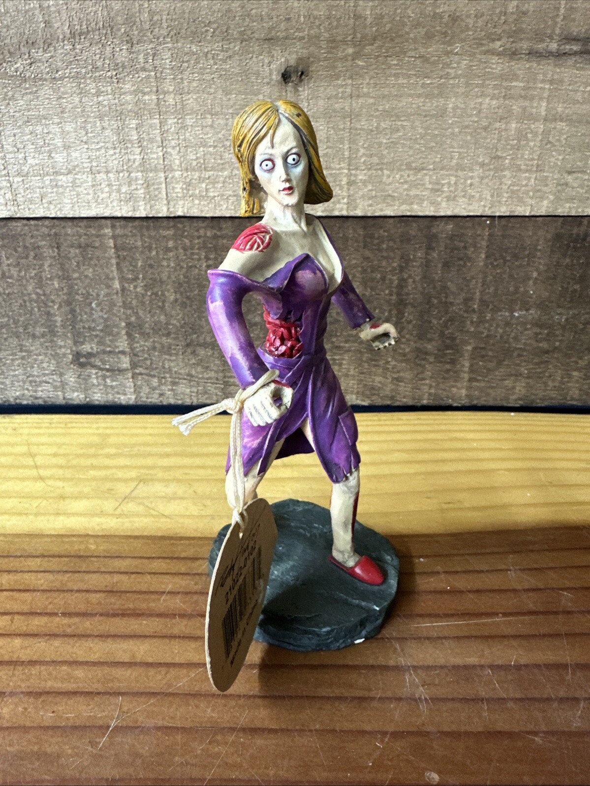 Badass Biters Disfigured Zombie Mom Figurine Signed Tag 6”