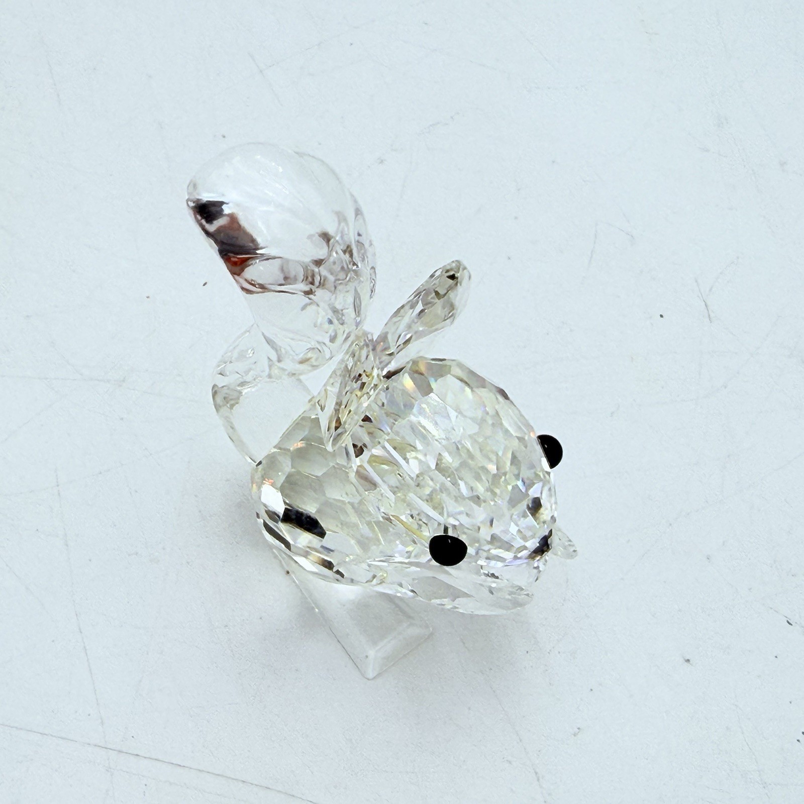 Swarovski Crystal Figurine Squirrel With Nut Vintage Tall Ears