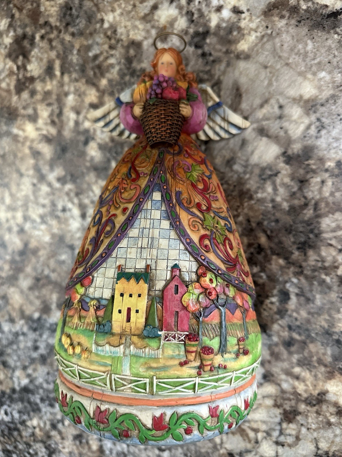 Jim Shore “Bountiful Angel” Angel of Fall 117675 Excellent Condition