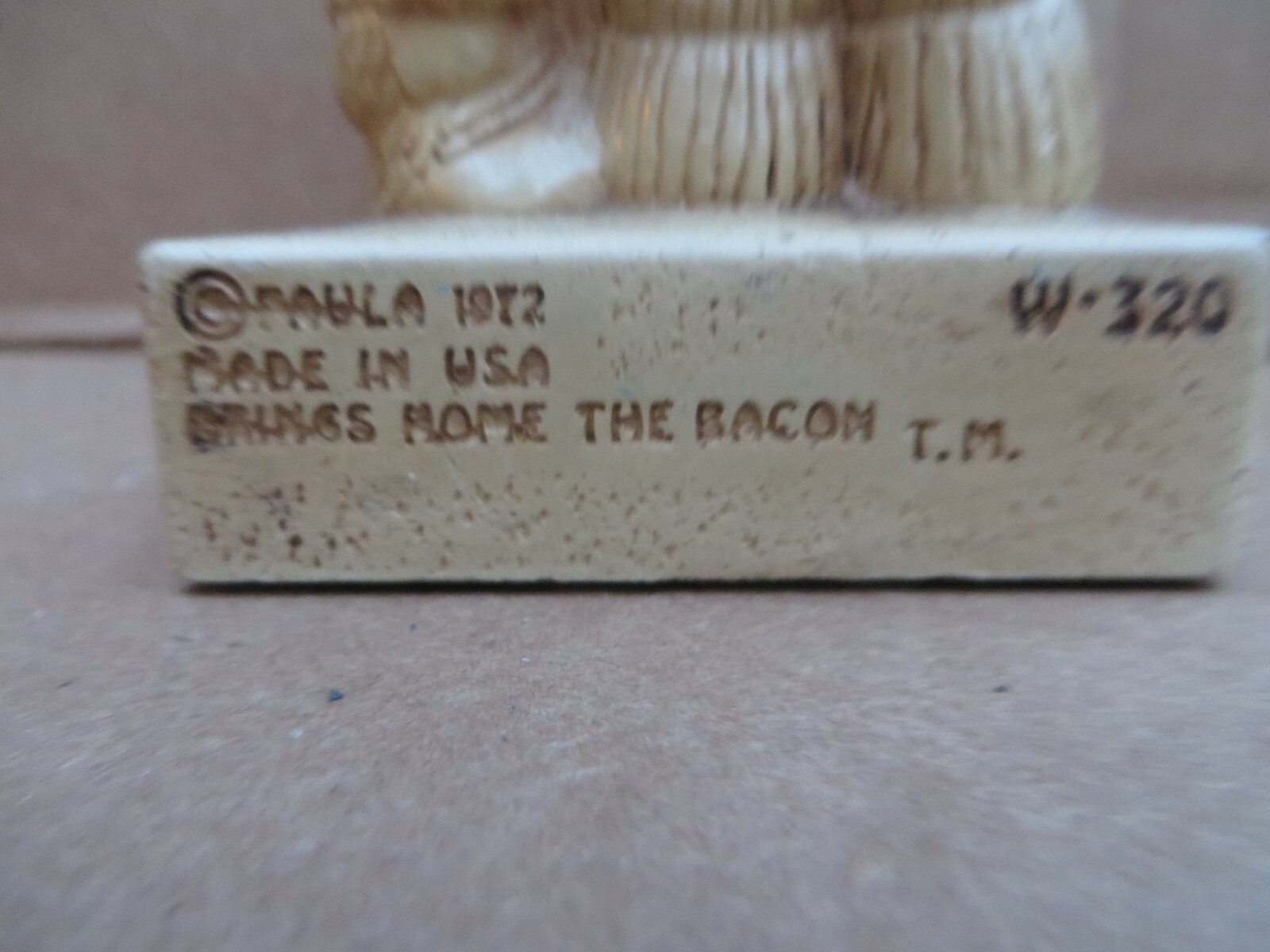 Vintage 1970’s american dream Figure dad brings home the bacon kids are taking