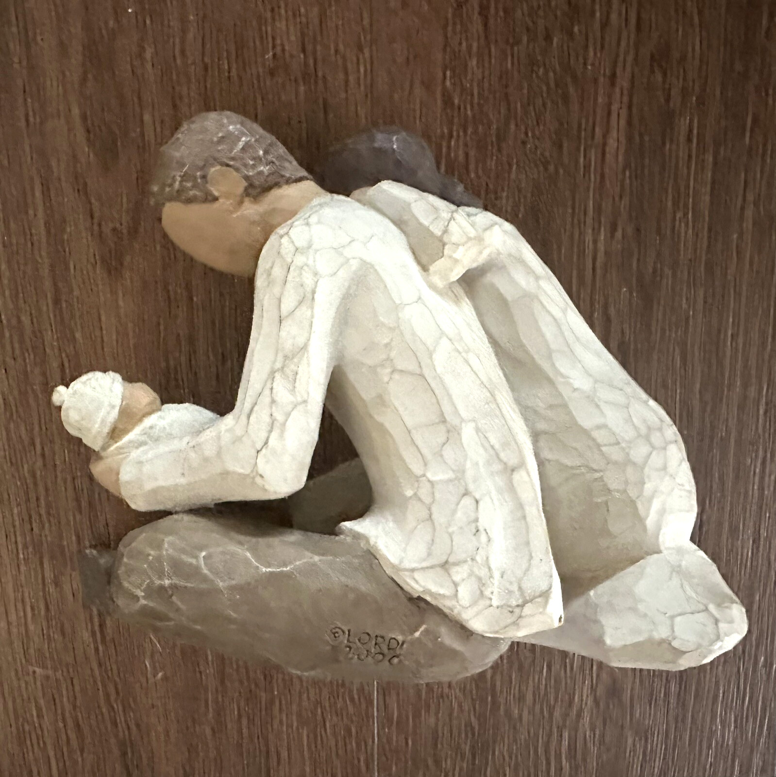 Willow Tree Figurine New Life Family Mother Father Baby #26029 5 x 6″ Birth