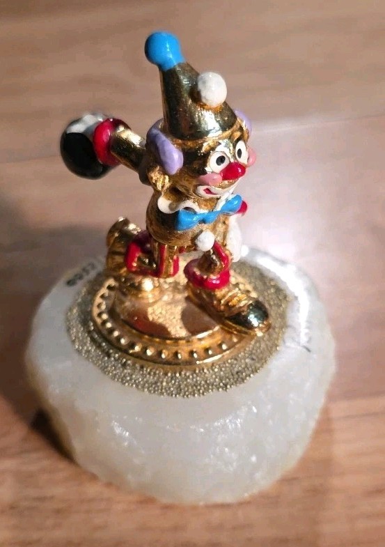 Vintage RON LEE LIMITED EDITION BOWLING CLOWN FIGURINE – STRIKE OUT