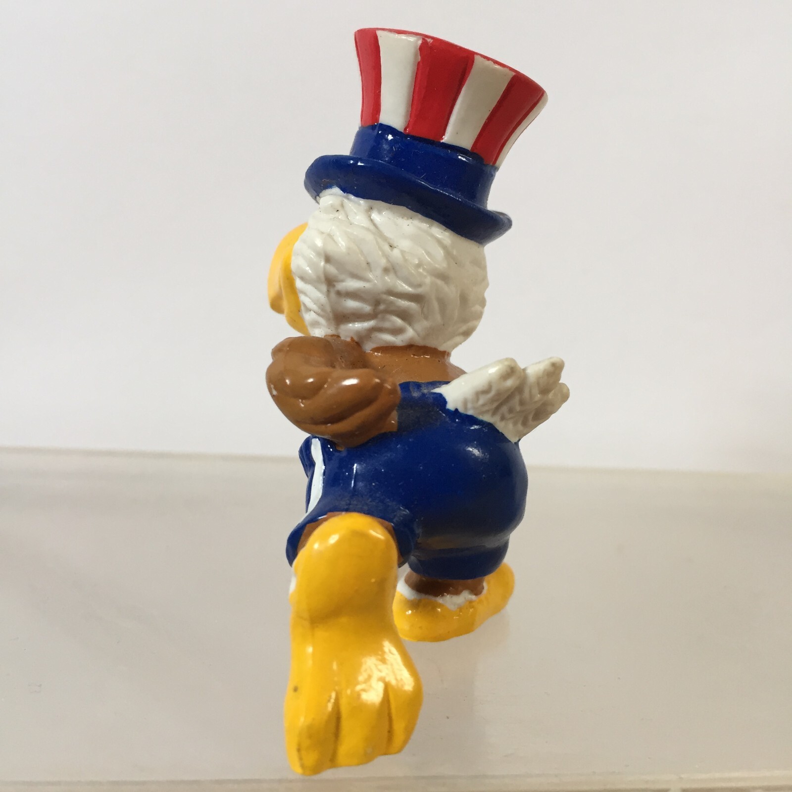 Vintage 1984 LA Olympic Com Sam Eagle Mascot PVC Figure Toy Basketball Bernie Co
