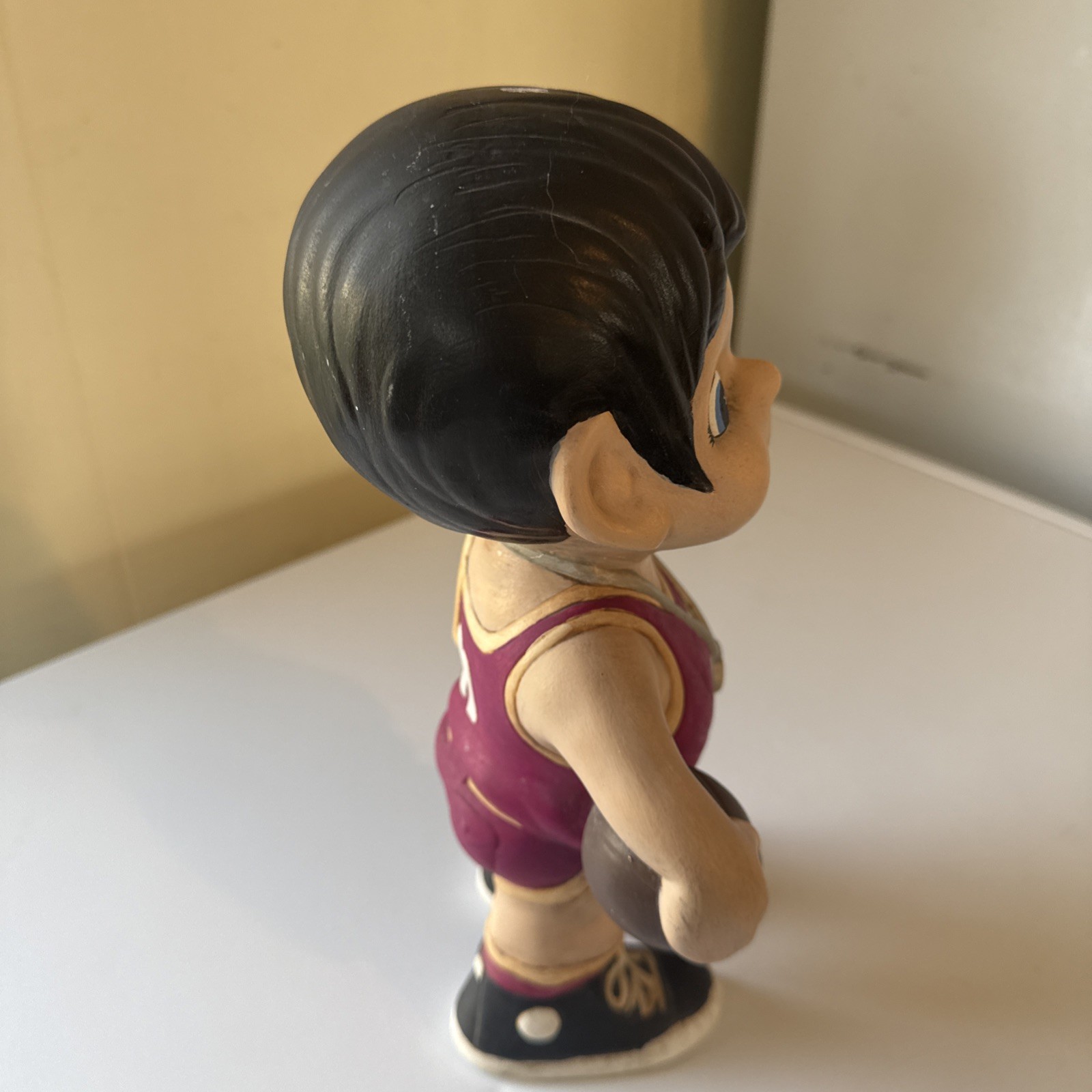 Atlantic Mold Basketball Player/Coach Ceramic Smiley Boy Sculpture