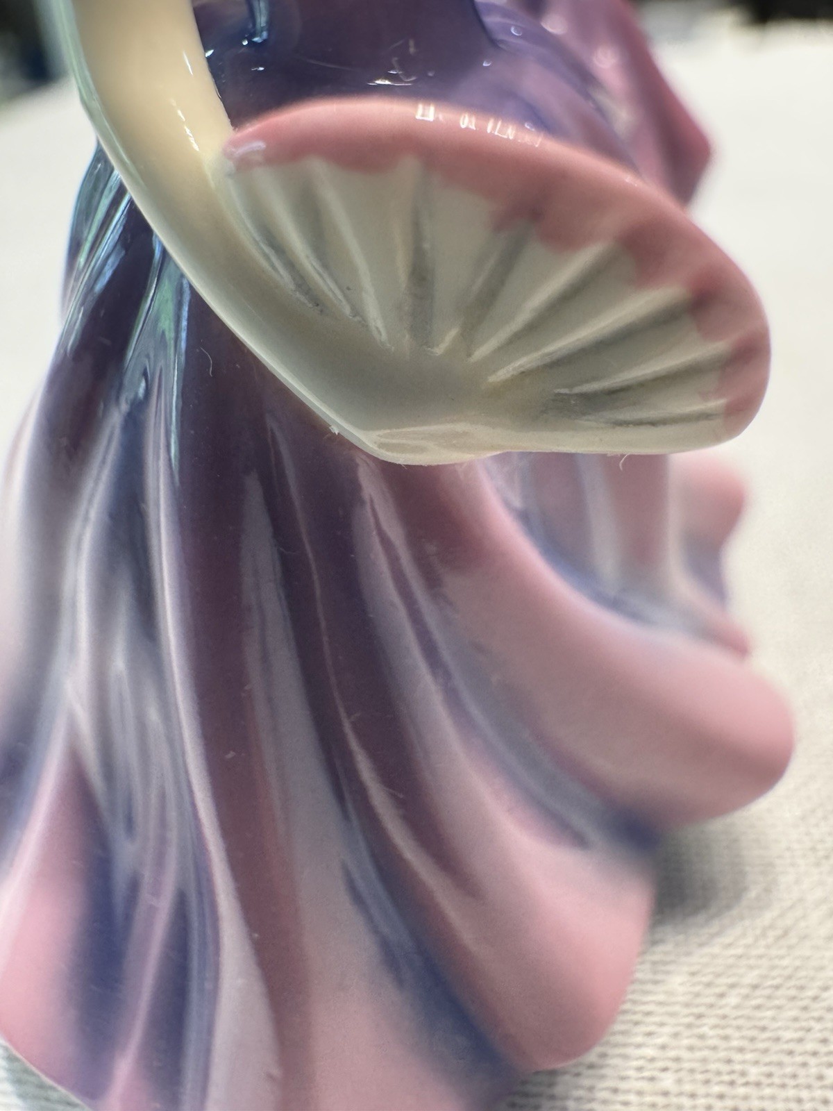 2007 Royal Doulton Miniature Lady Rachel M264 Purple Dress Bone China Figurine