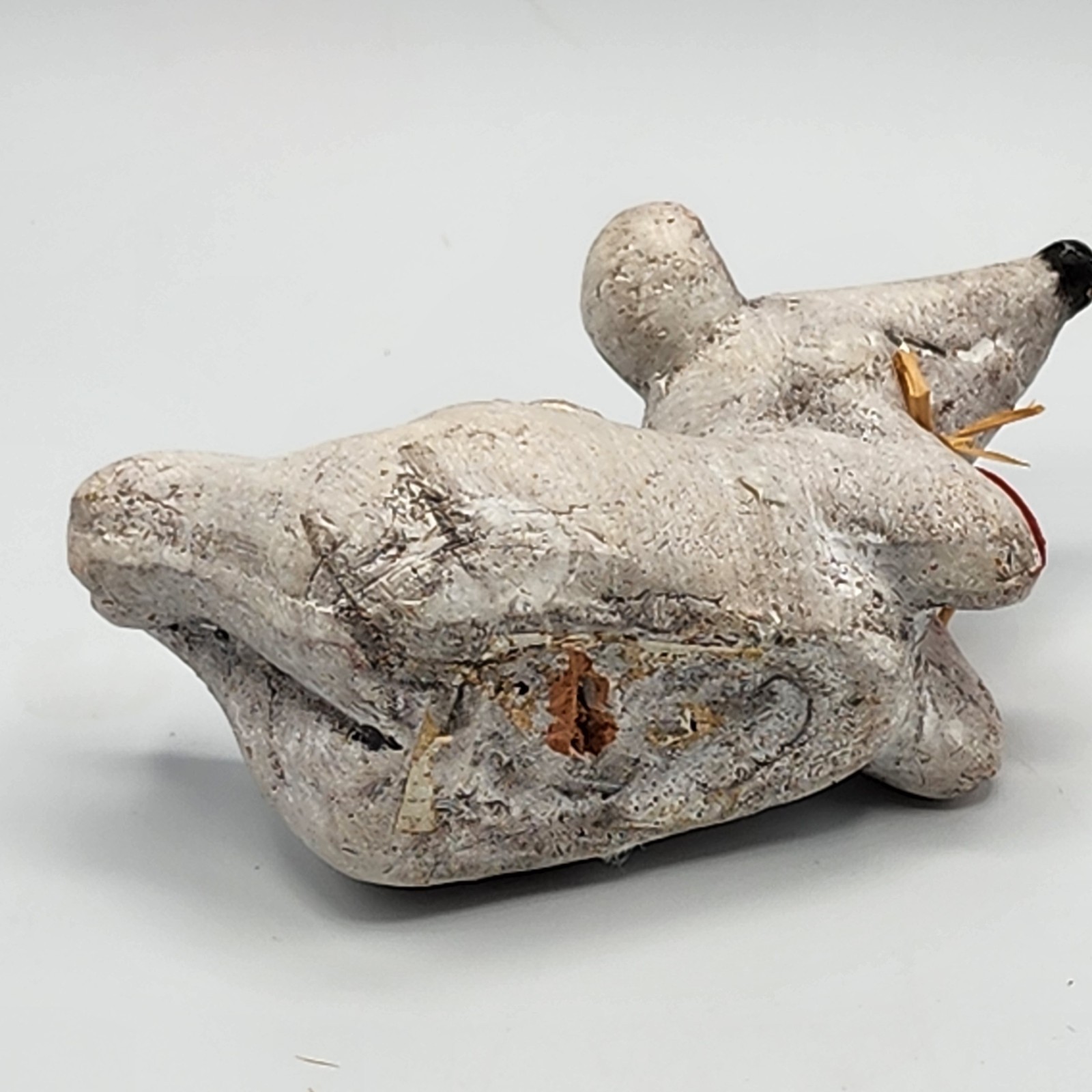 Stone Pottery Love Valentine’s Mouse Heart Composite Stone 4.5 Inches Long