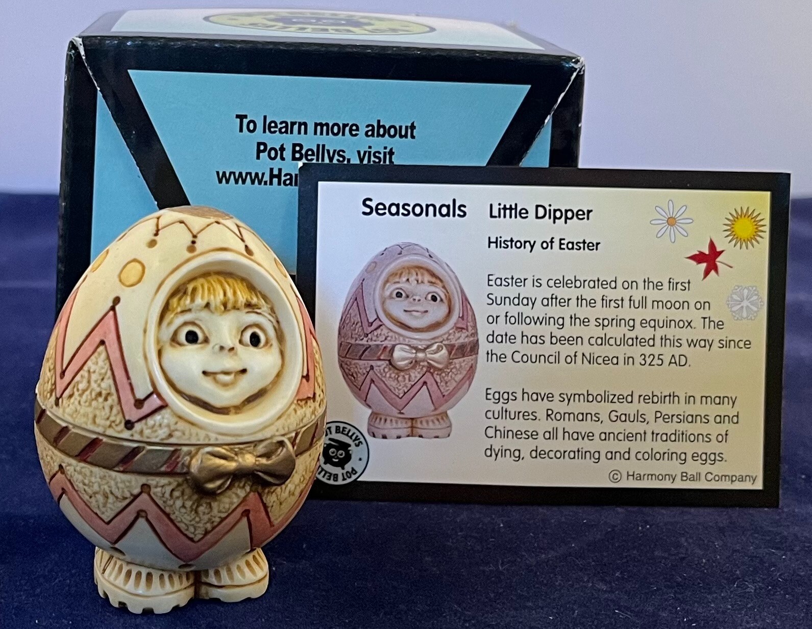 Harmony Kingdom ~ Pot Bellys ~ LITTLE DIPPER ~ Seasonal ~ NIB ~PBSEG ~ Easter