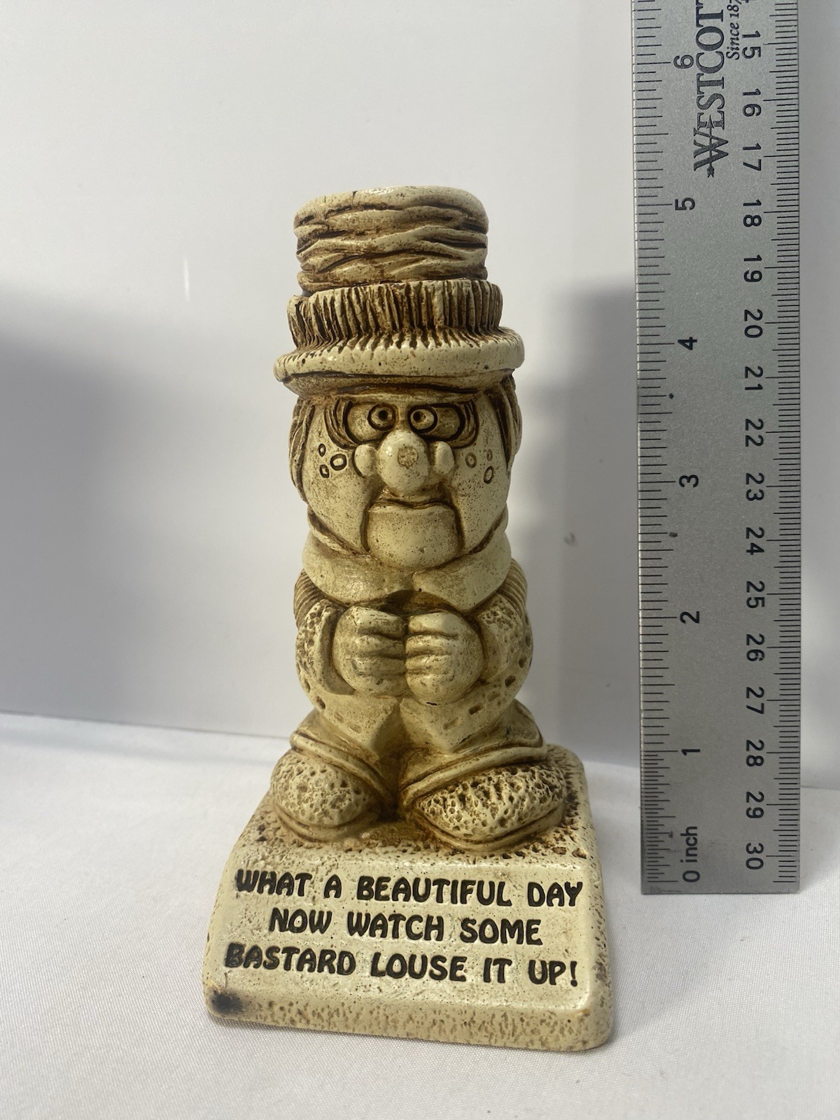 Vintage 1971 Paula Figurine WHAT A BEAUTIFUL DAY…Kitsch.
