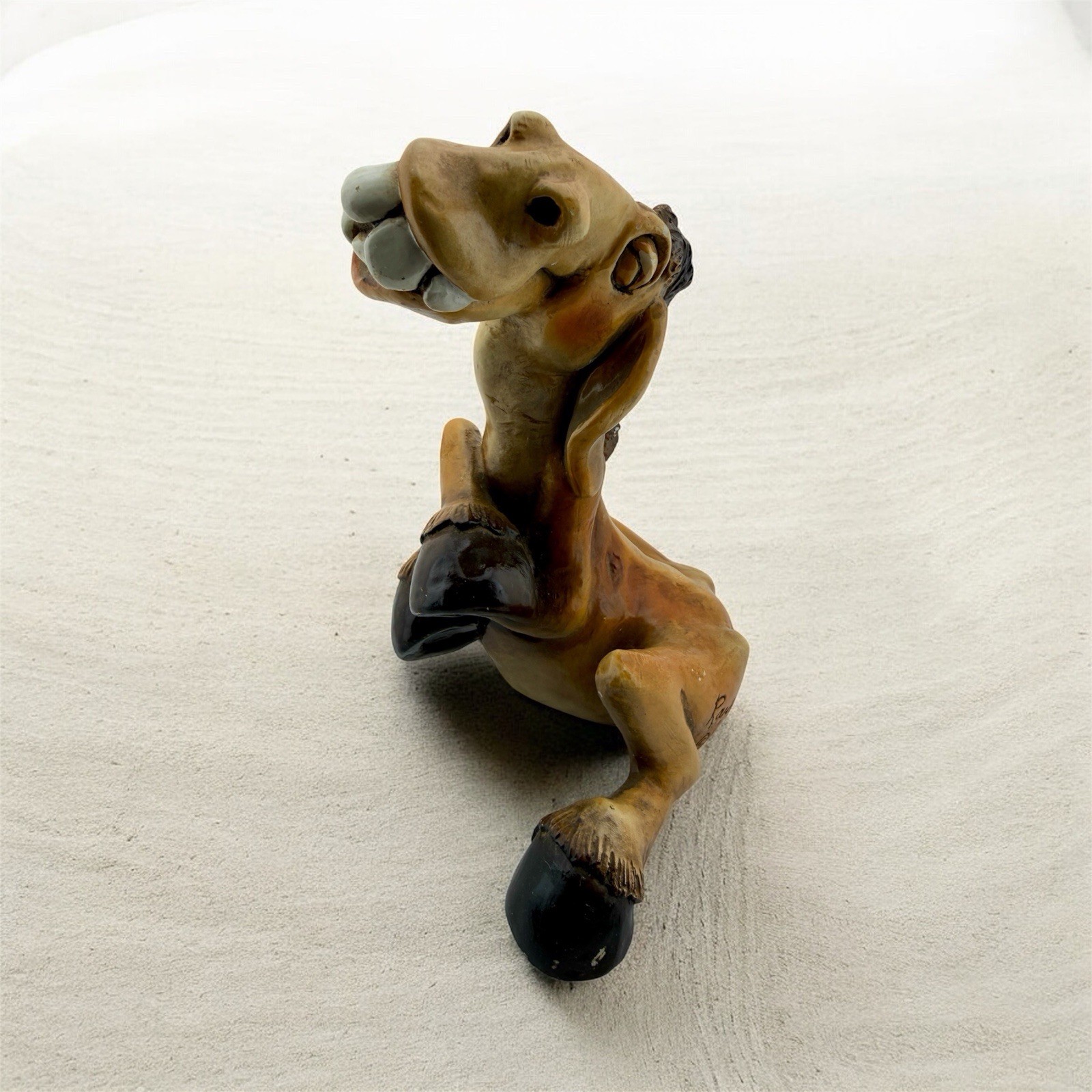 John Raya Beasties of the Kingdom RARE Duncan Large Donkey Figurine 7” VTG 2000