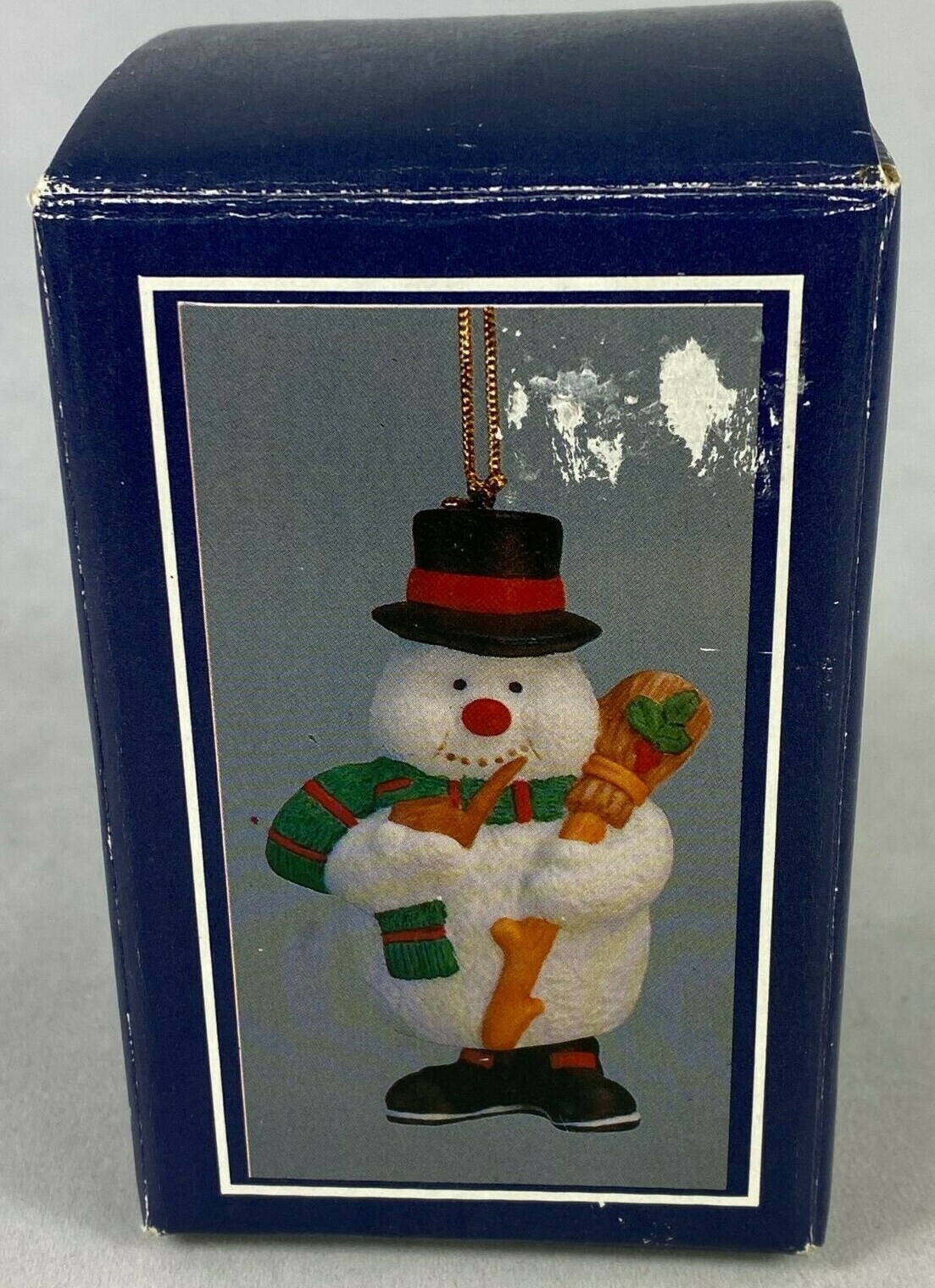 House Of Lloyd Ding-A-Ling Snowman Ornament Bell Type Vintage Christmas 1994