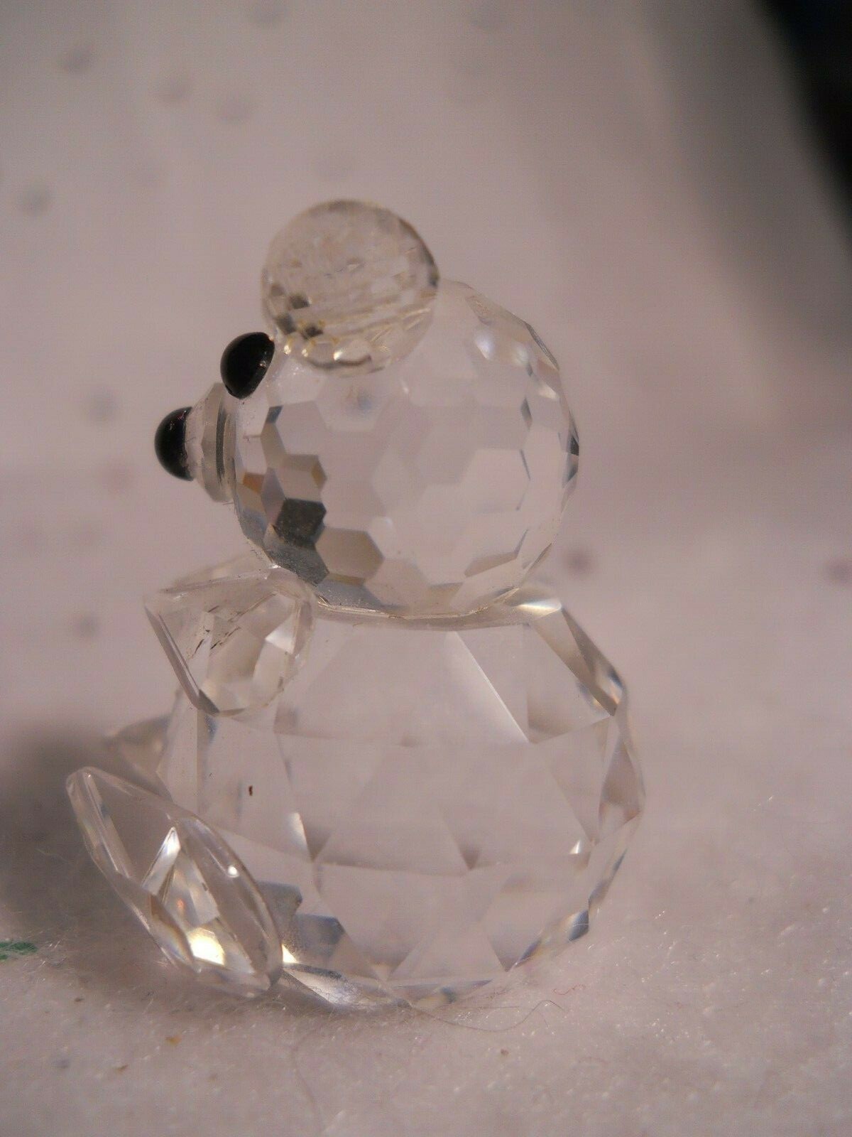 Swarovski® signed SC crystal 1.25″ Mini Bear Figurine Max Schreck 7670 NR 32