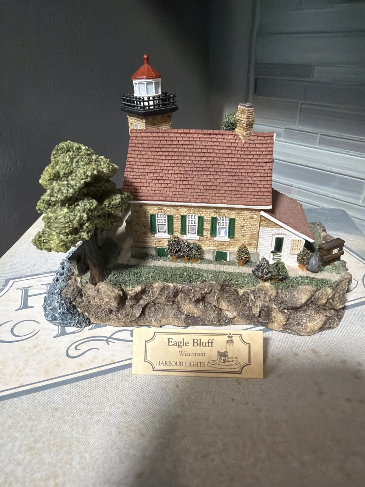 2000 Harbor Lights “Eagle Bluff” # 249 Lighthouse with COA & Box