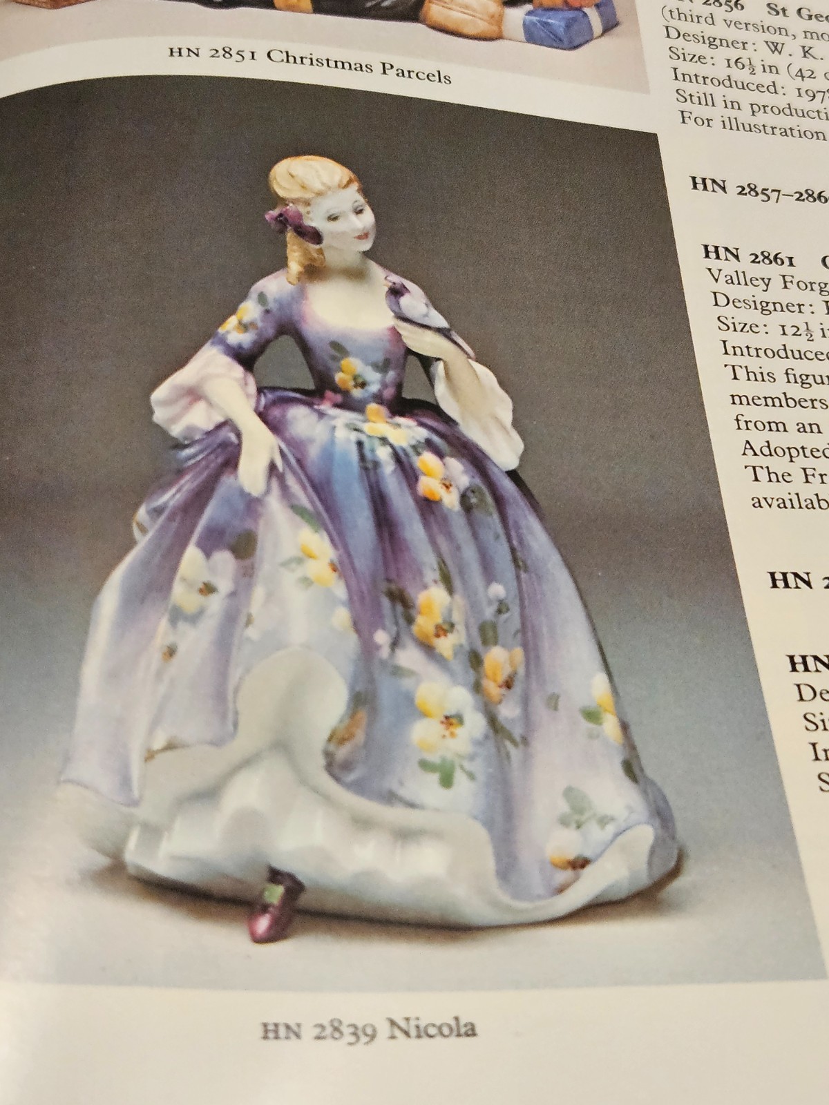 VINTAGE 1978 Royal Doulton Nicola HN2839 Fair Ladies Peggy Davies Figurine