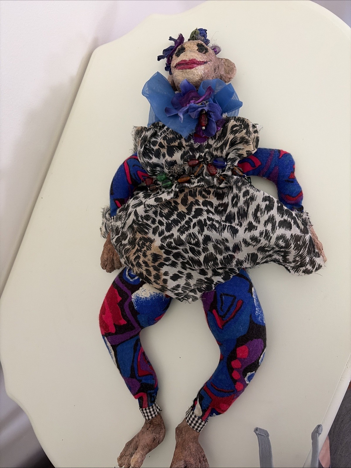 Monkey Whimsical Dolls, Not Sure Of Mfg As Not Markings Can Be Found. M&F