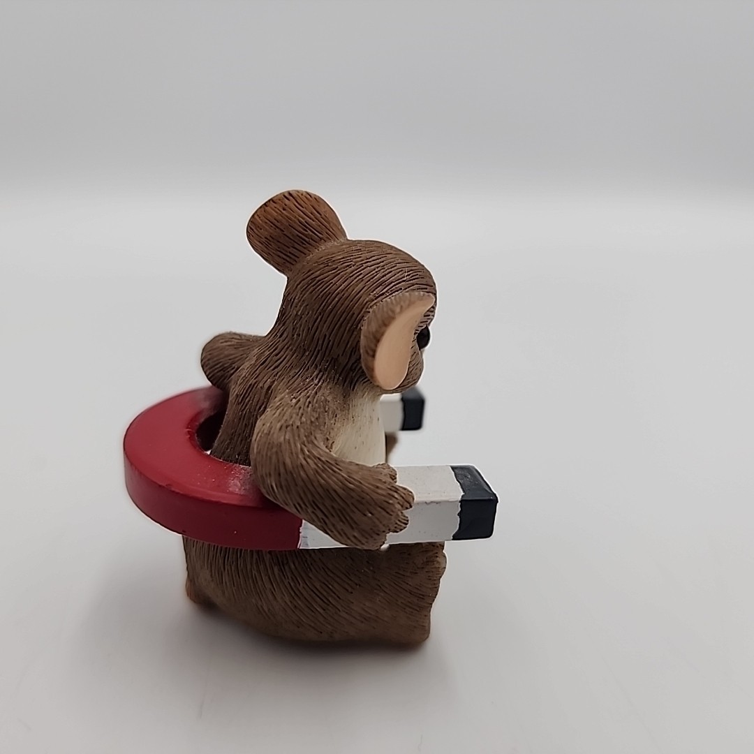 CHARMING TAILS FIGURINE Fitz and Floyd vintage collectible magnet mouse 2″