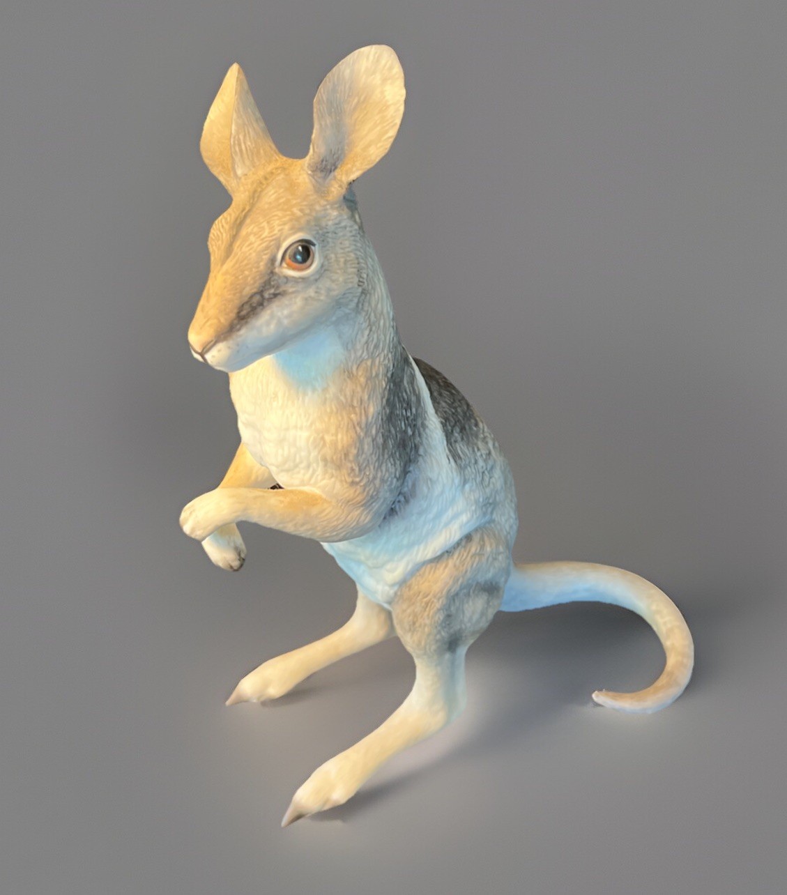 Lenox Brindled Nail-Tailed Wallaby Smithsonian Collection 1993 Porcelain Vintage