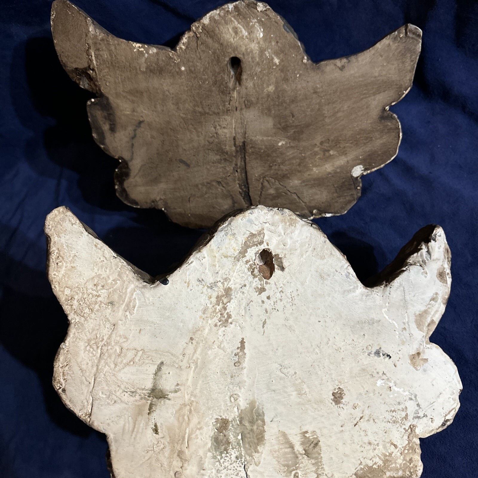 Antique Cherubs Angels Putties Spanisch Colonial Santos Style Plaster Figurines