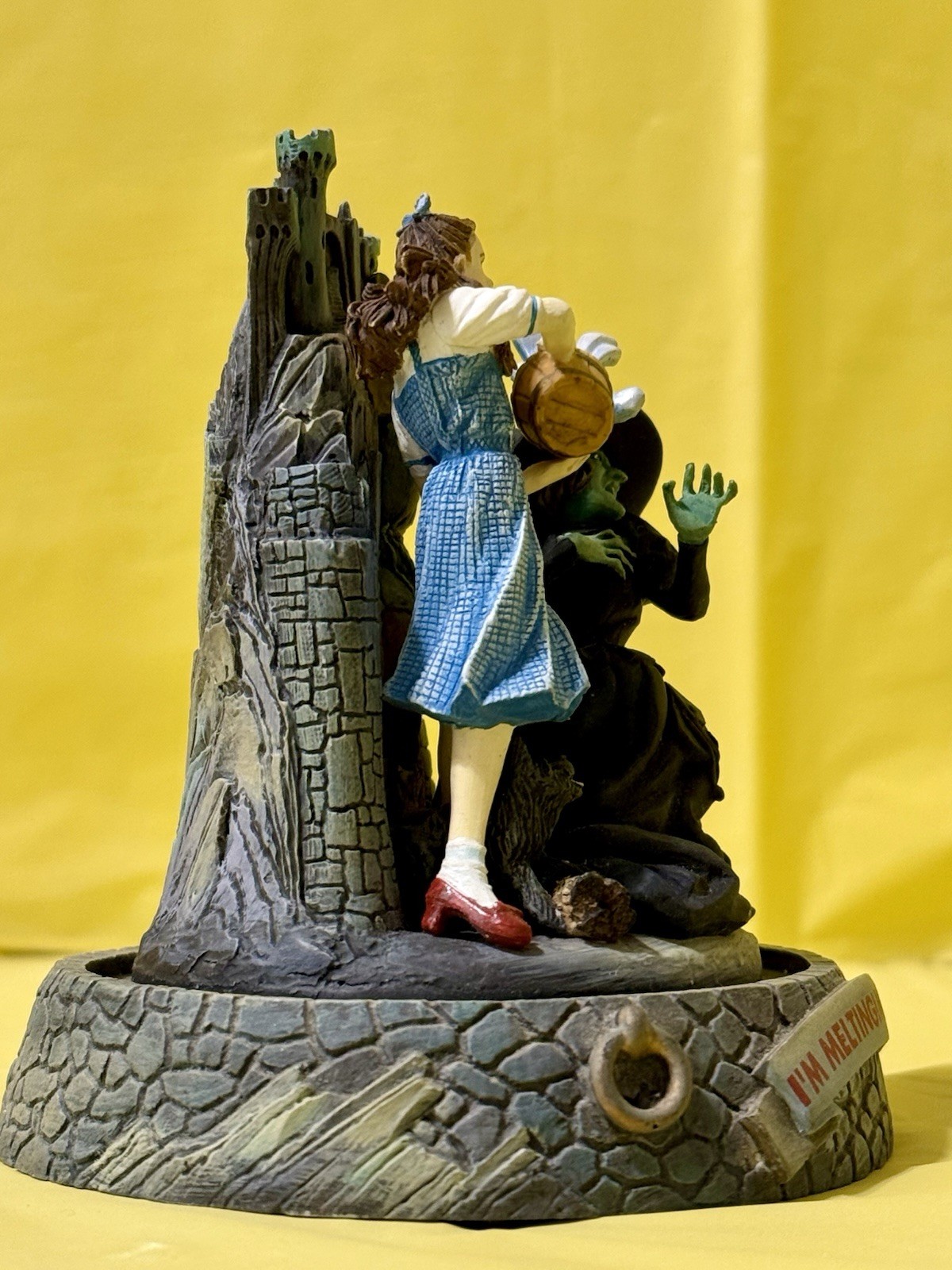 Franklin Mint Wizard of Oz “I’m Melting! Melting!” Porcelain LE Figurine 1997