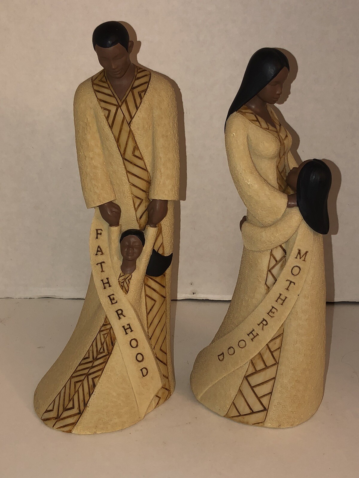 Motherhood Fatherhood Black Figures African American Positive Image Daughter 11”