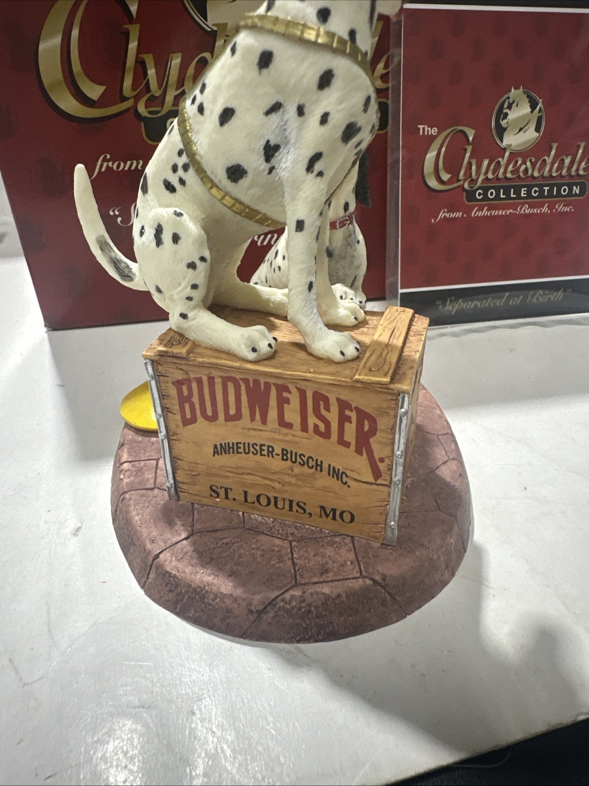 2000 ANHEUSER-BUSCH The Clydesdale Collection SEPERATED AT BIRTH w/ Box + COA