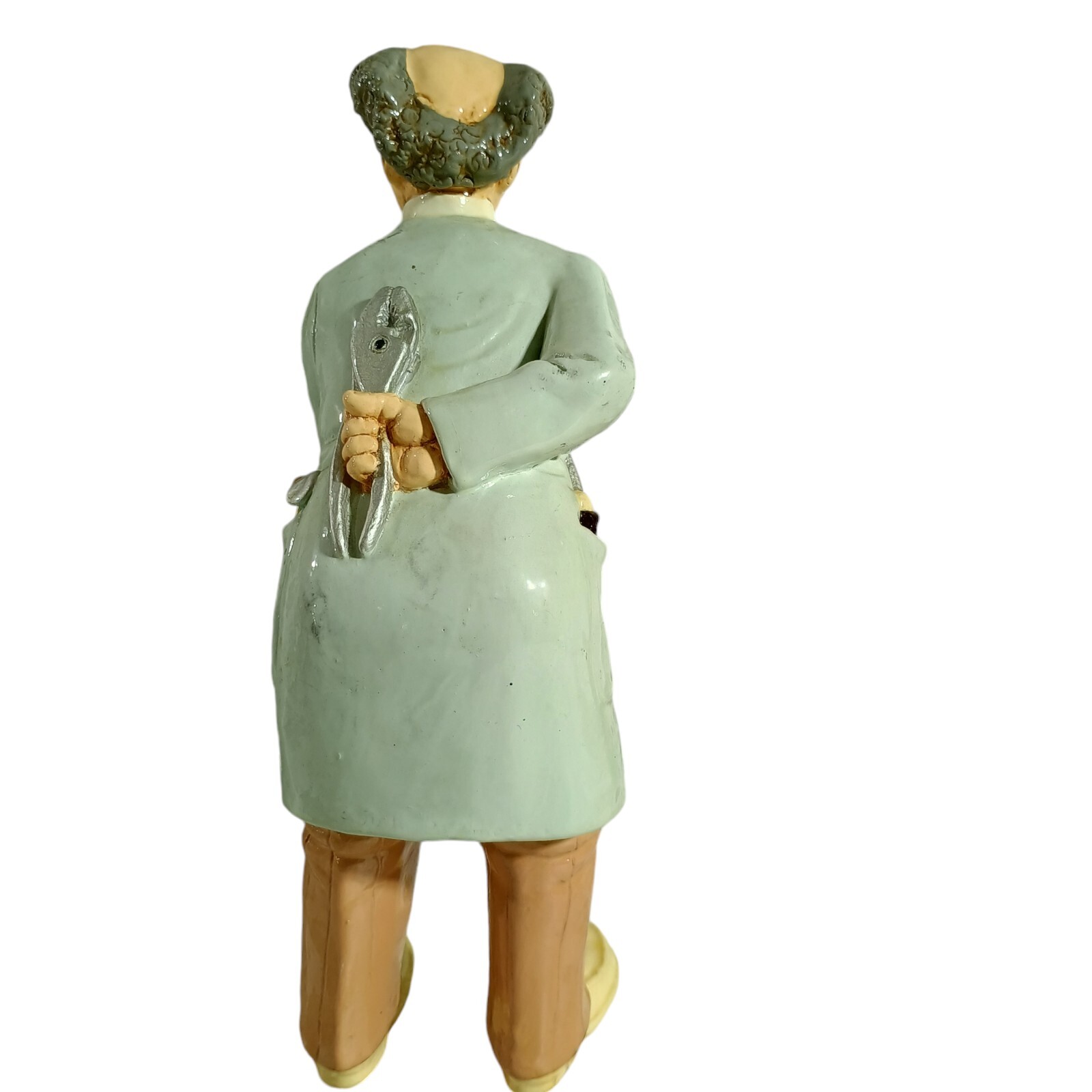 Vintage Judis Pastime Collector Clown Dentist Figure W/ Pliers 12″ Handmade