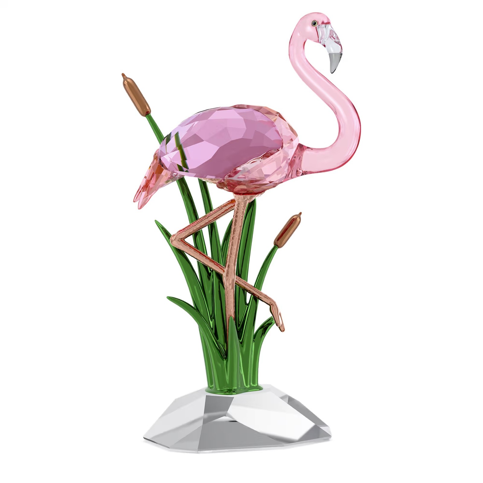 Swarovski Crystal Idyllia Flamingo Figurine Decoration, Multicolored, 5721551