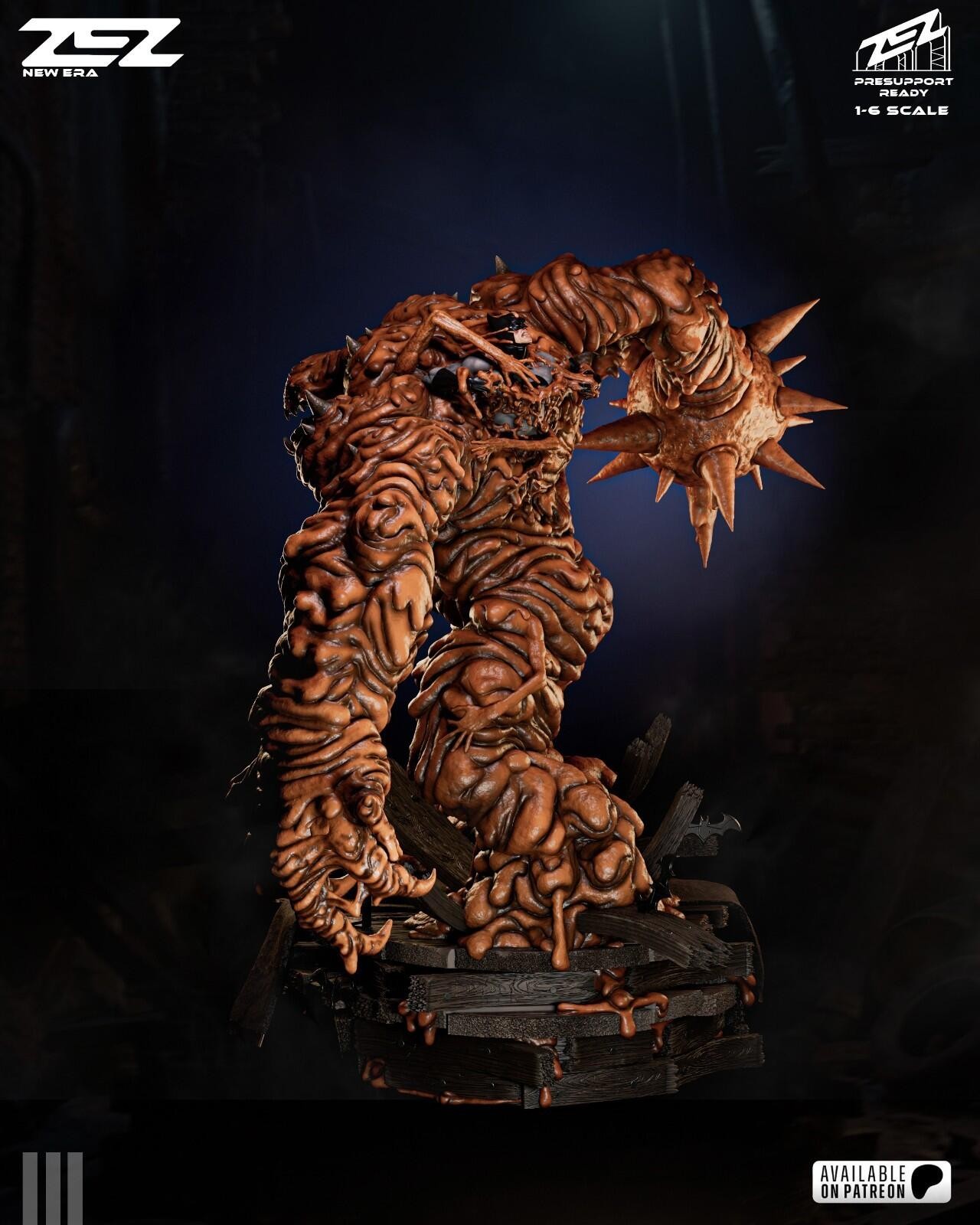 Clayface | 3 Switchouts | High Quality Unpainted Resin Garage Kit 1:8