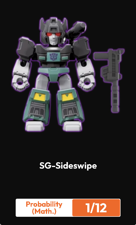 Blokees Transformers Defender Version 01 Mini Model Kit SG-Sideswipe 1/12