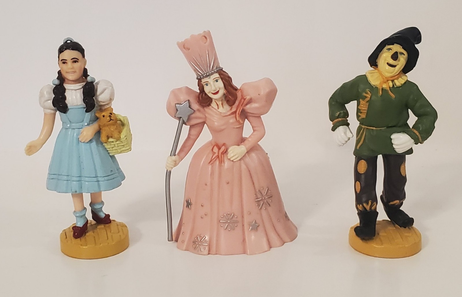 VTG WIZARD OF OZ Lot of 3 Figures 1939 Loew’s Ren 1966 MGM 1987 Turner Macau