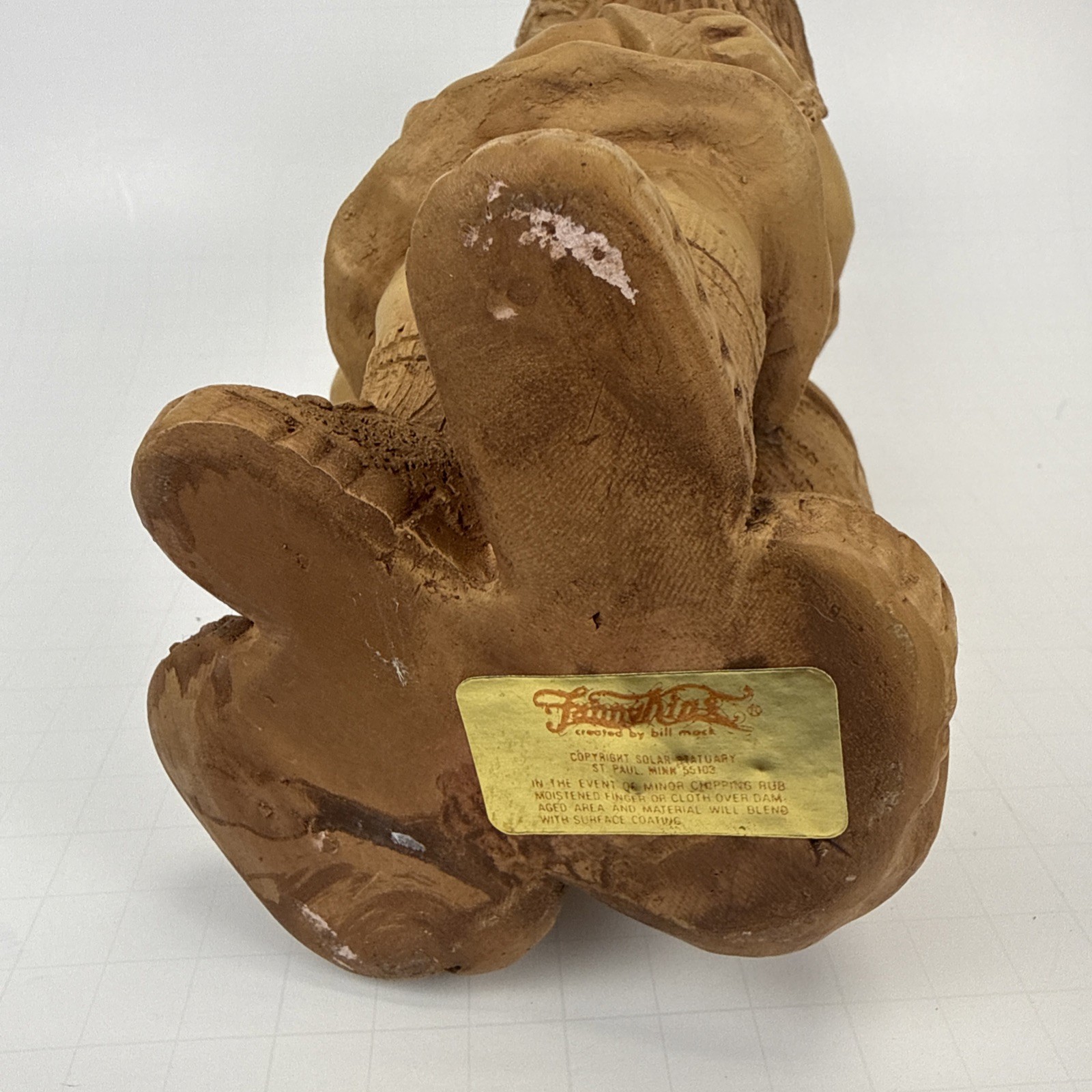 Vintage Bill Mack FANNYKINS 8″ Figurine Sculpture Friendly Instruction Tennis