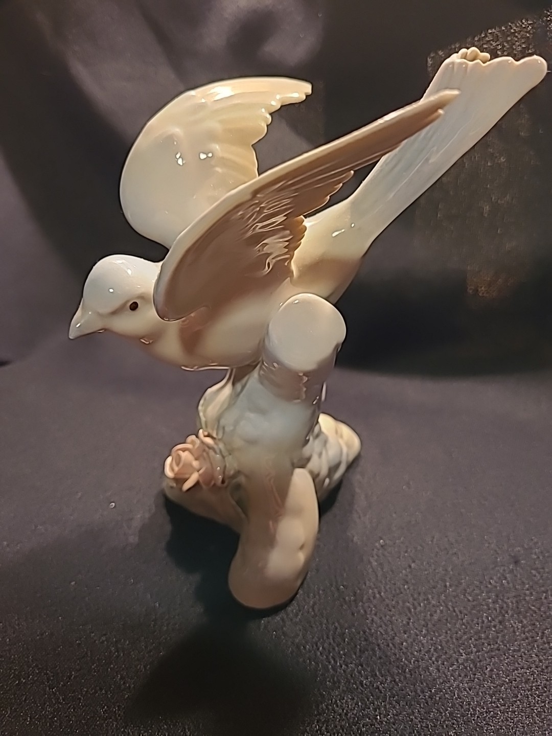 Valencia Porcellanas Miquel Requena Porcelain Bird Dove Pigeon Made In Spain