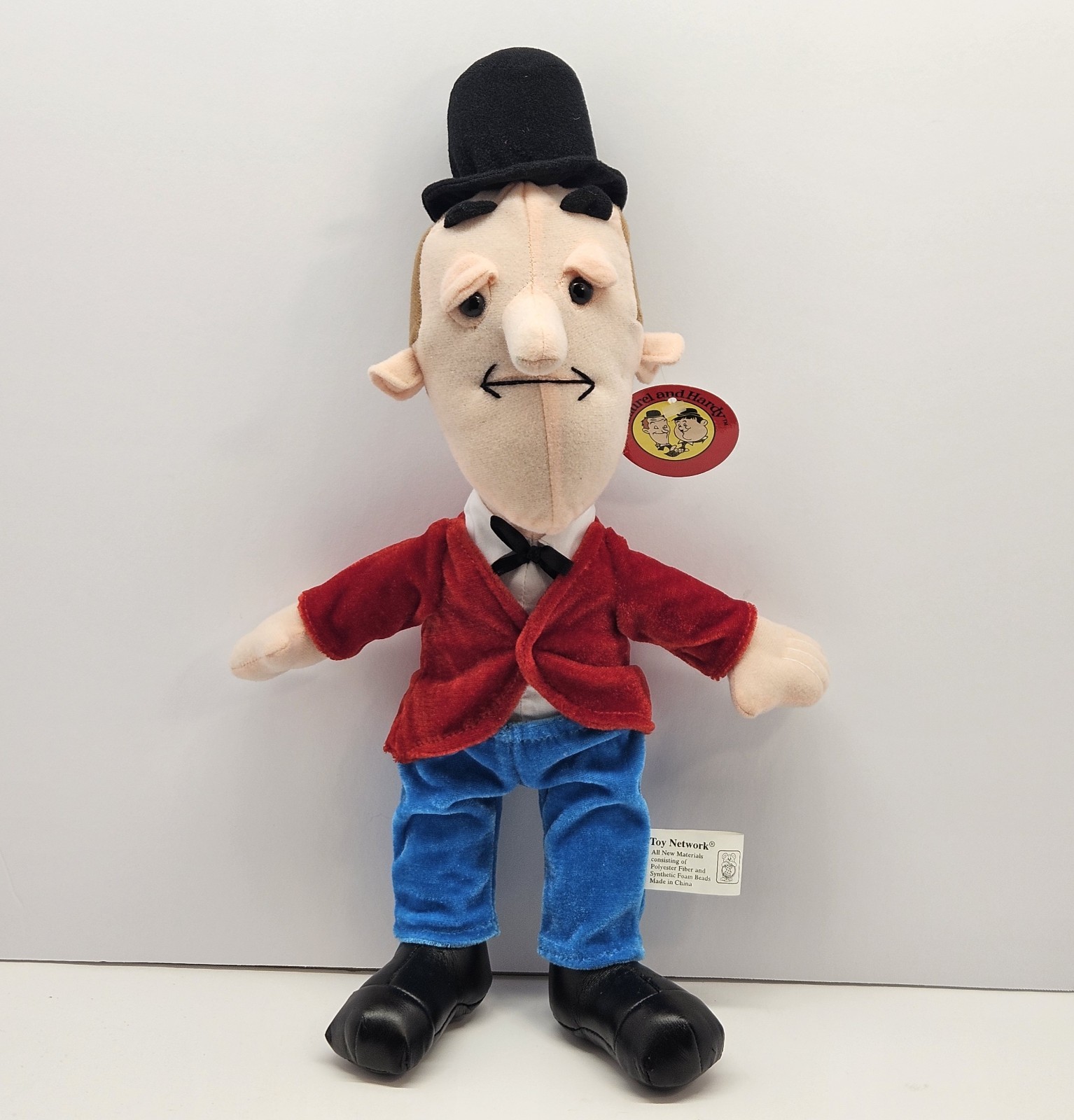 2003 Larry Harmon Pictures Toy Network Laurel Stan Laurel Doll Plush Toy 16”