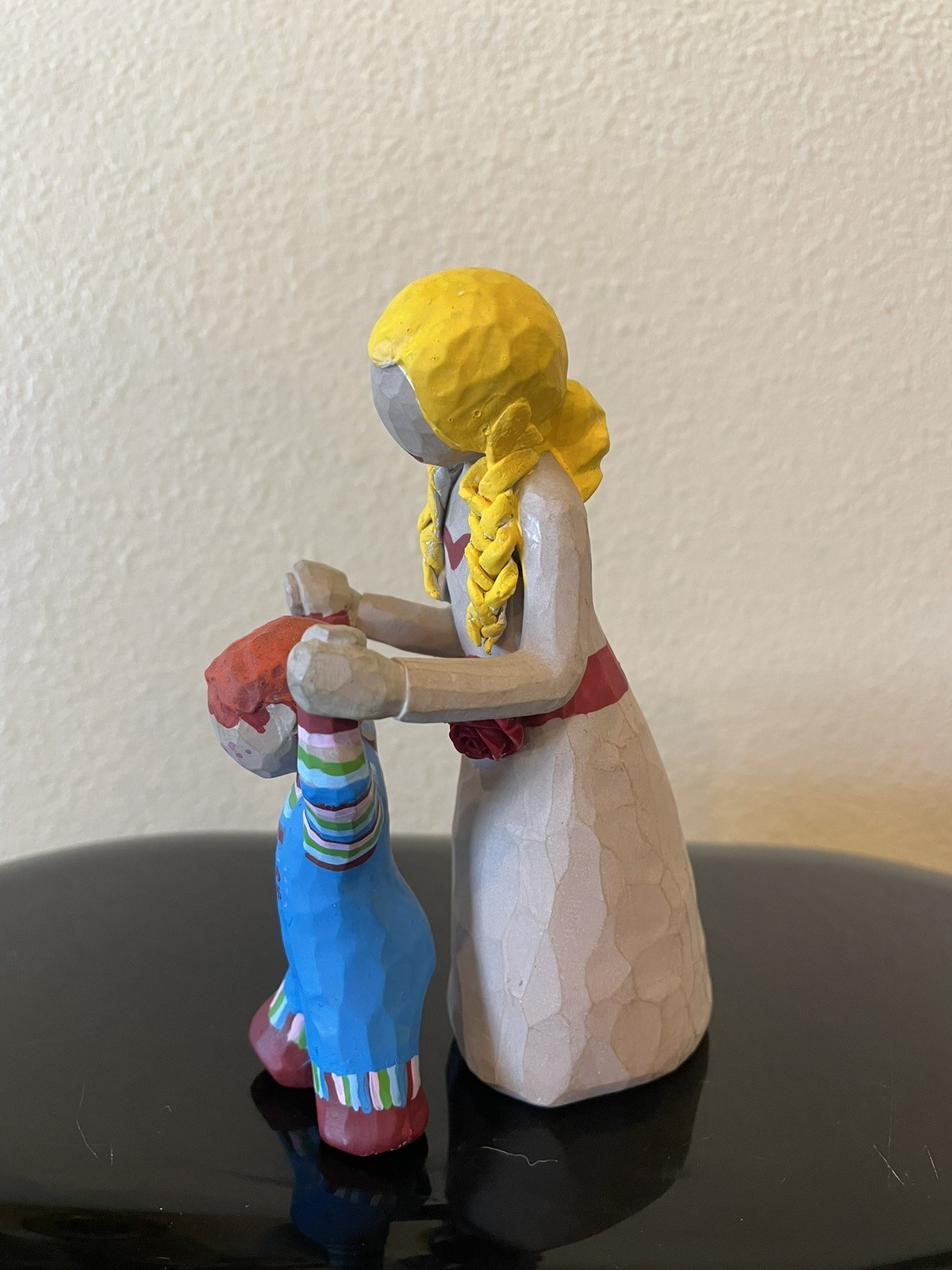 Annabelle & Chucky horror movie fan art – Altered Willow Tree figurine