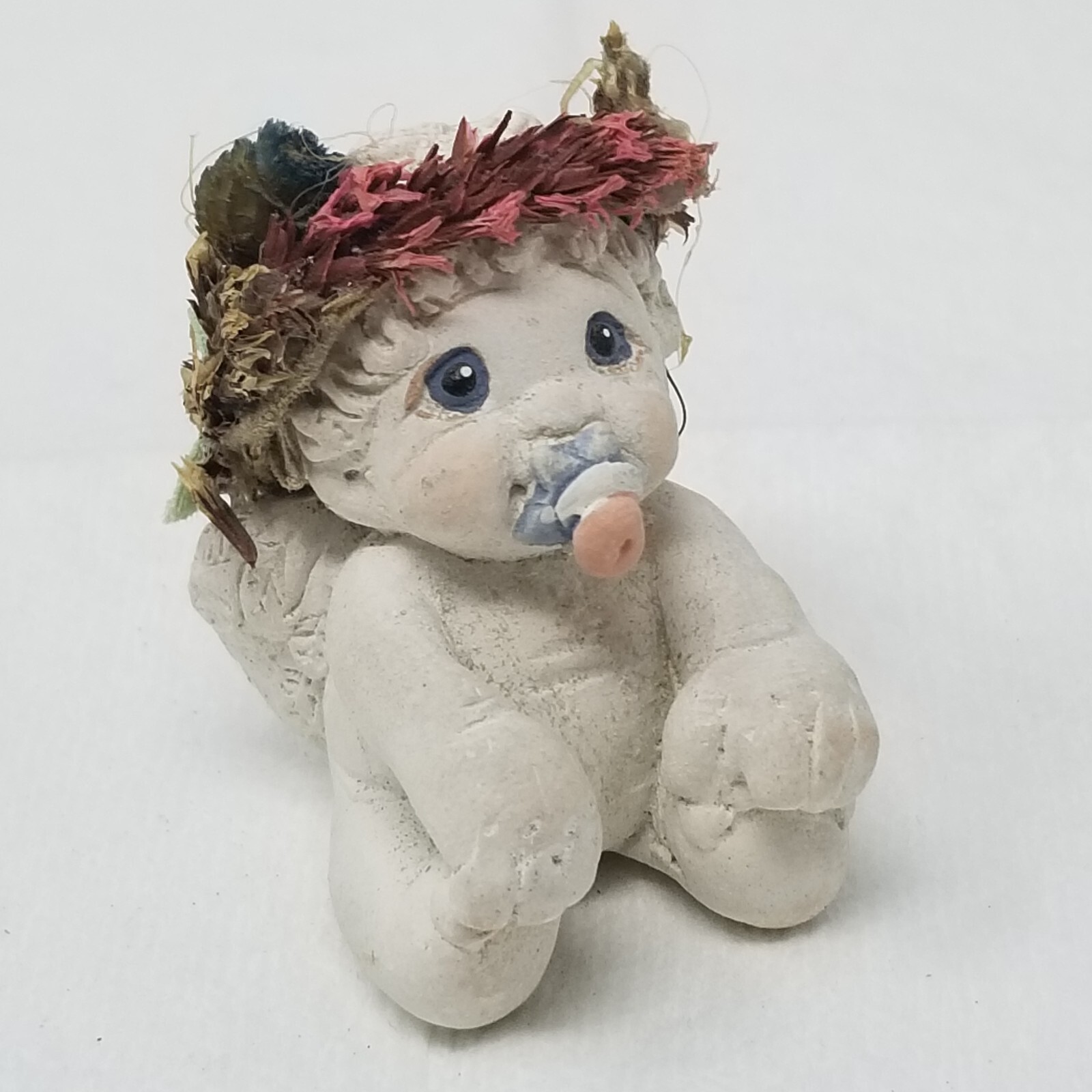 Dreamsicles Angel Baby Blue Pink Pacifier Blue Eyes 1995 Small Vintage