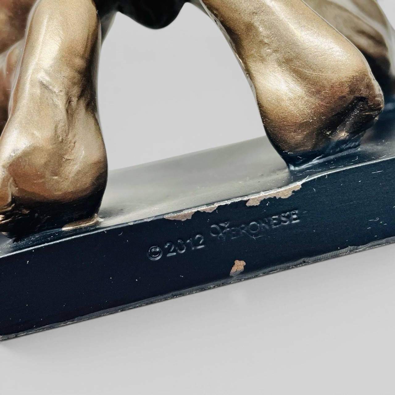 Veronese Design 2012 Bronze Finish Athletic Man Exotic Body Sculpture Art Figure