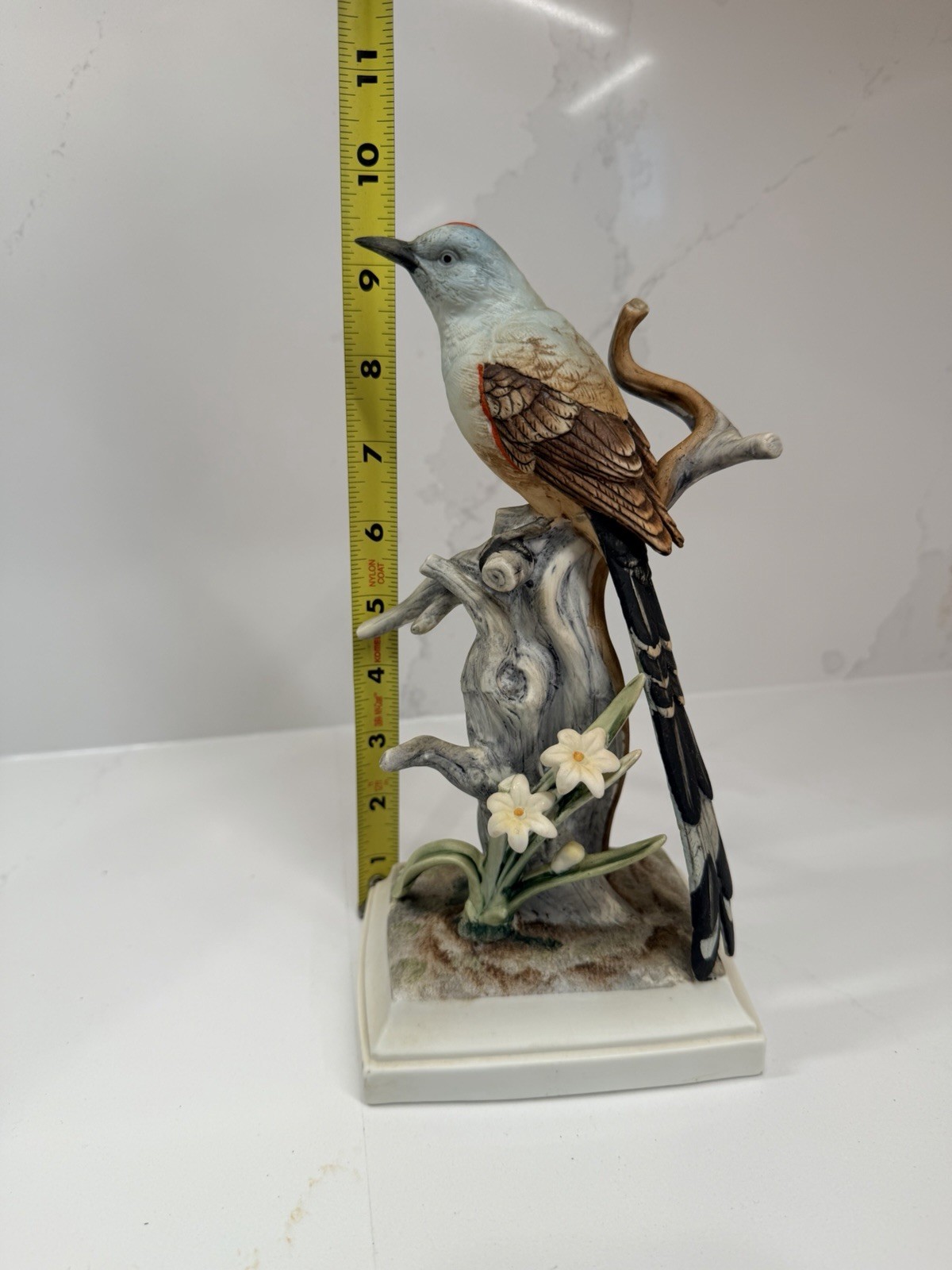 Andrea by Sadek Scissor-Tailed Flycatcher Porcelain Bird Figurine