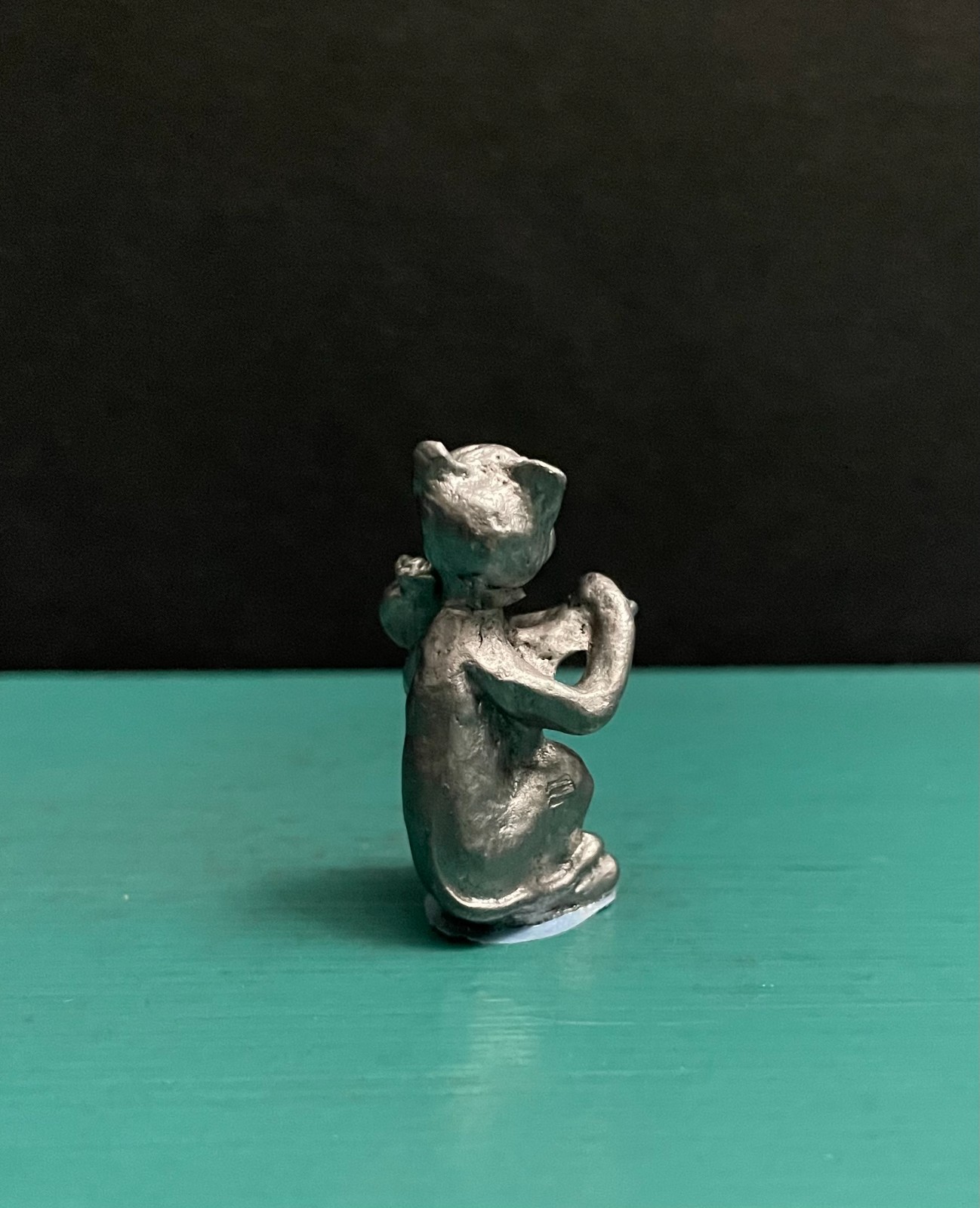 HTF Michael Ricker Pewter Peewee Cat Fiddle Violin Orchestra Band Music Figurine