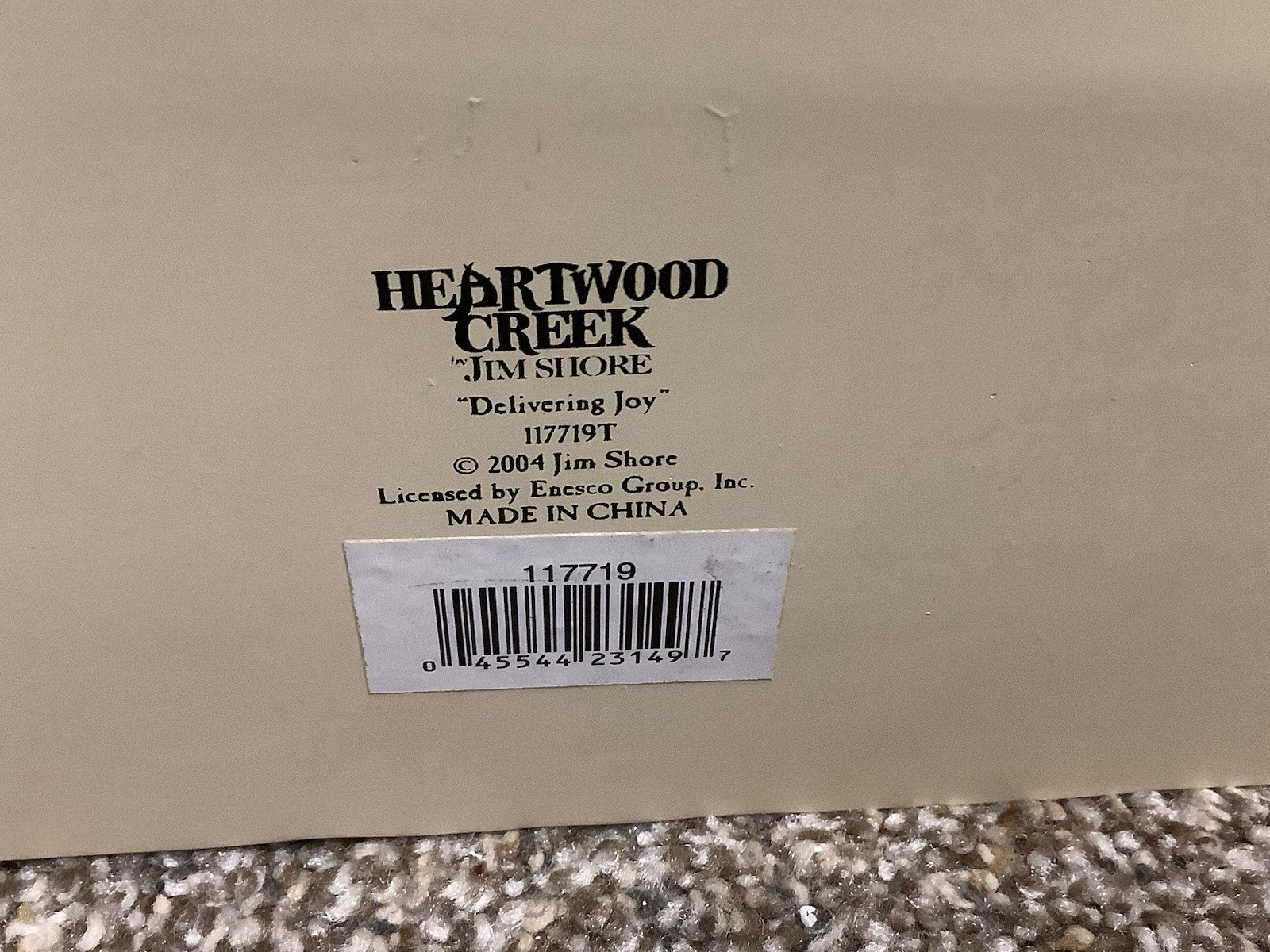 Jim Shore Heartwood Creek Delivering Joy Santa’s Sleigh 2004 117719T 14” Long